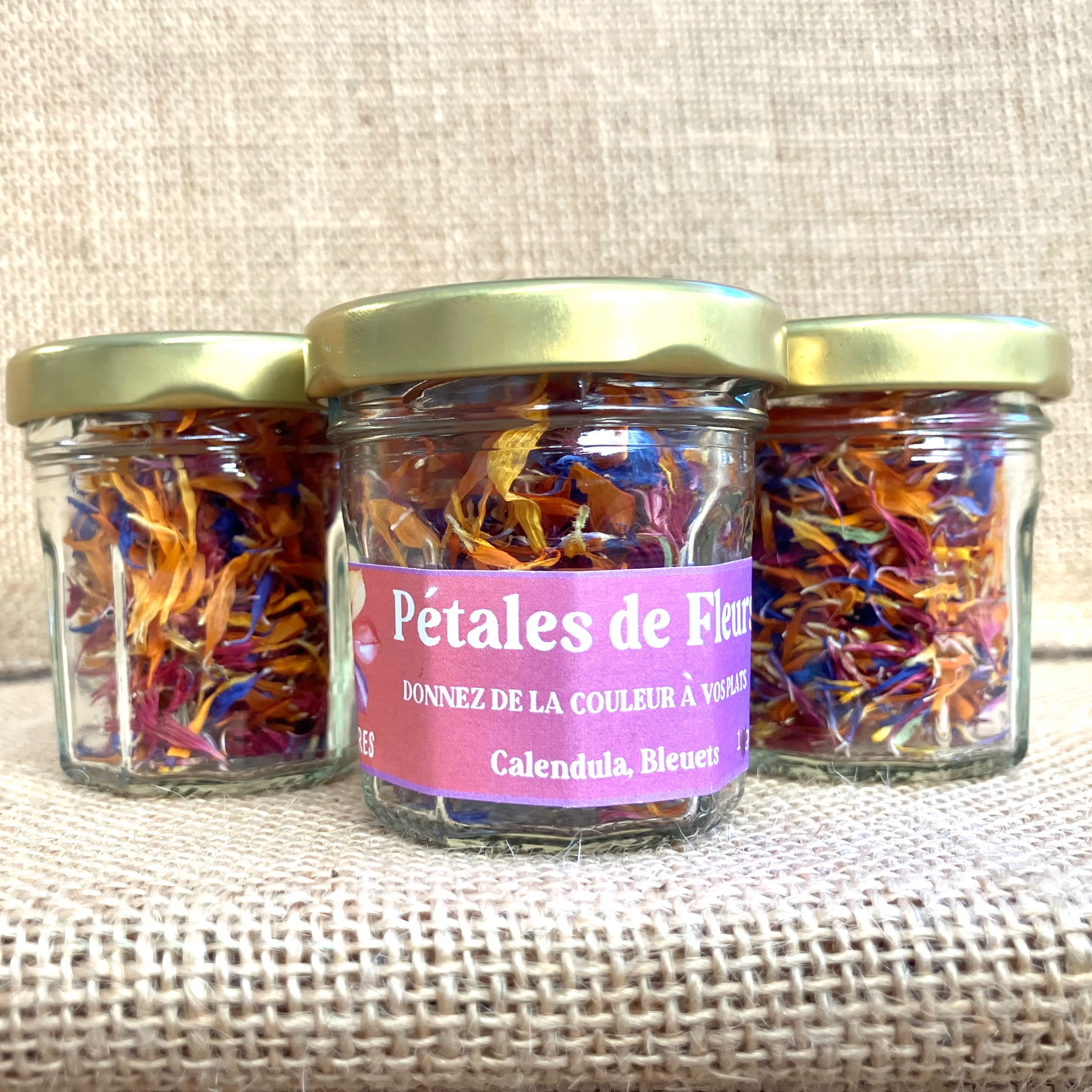 Pétales de Fleurs Comestibles - 1g