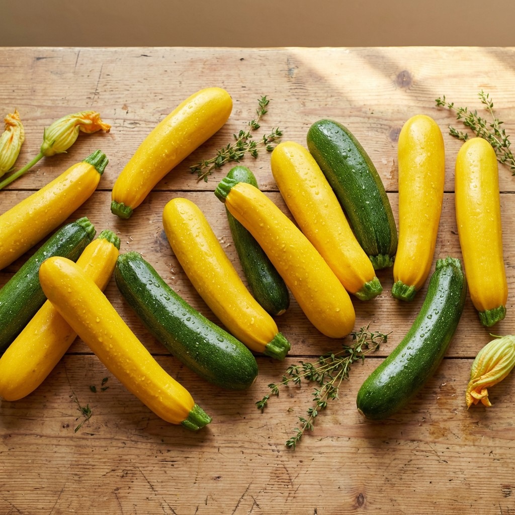 Courgettes Allongées Jaune et/ou Verte – Fraîches du Périgord - 0,5kg