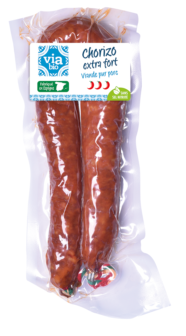 Chorizo extra fort courbe - 200g