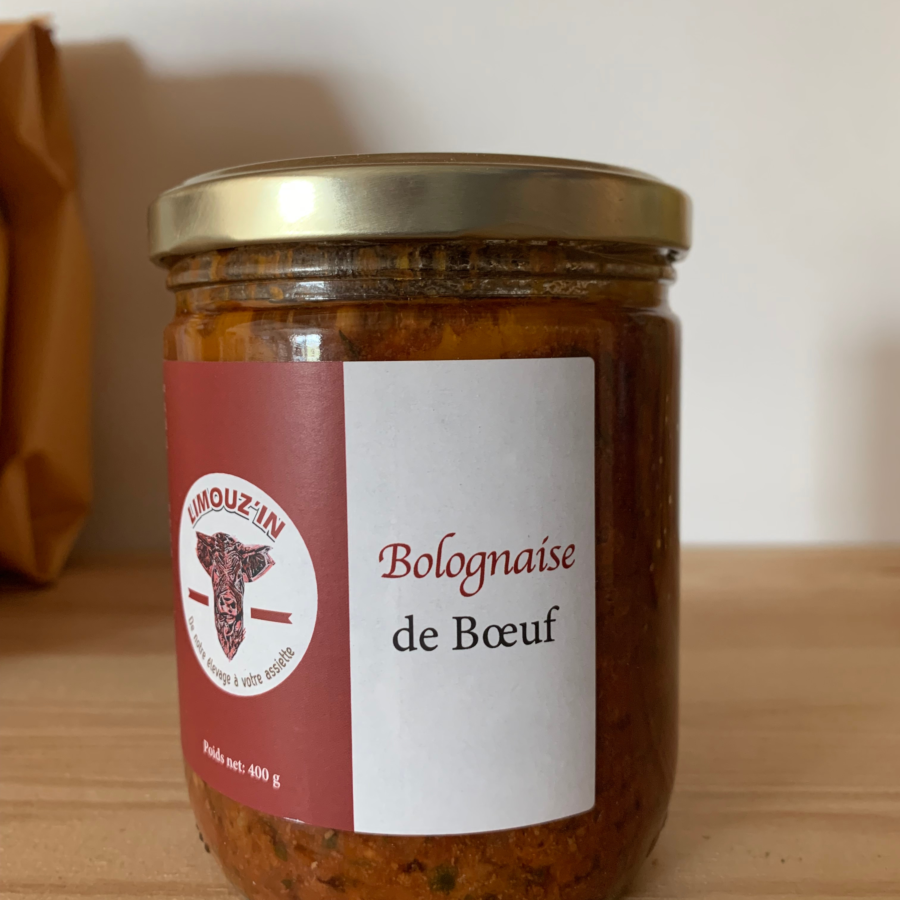 SAUCE BOLOGNAISE BOEUF 400GR