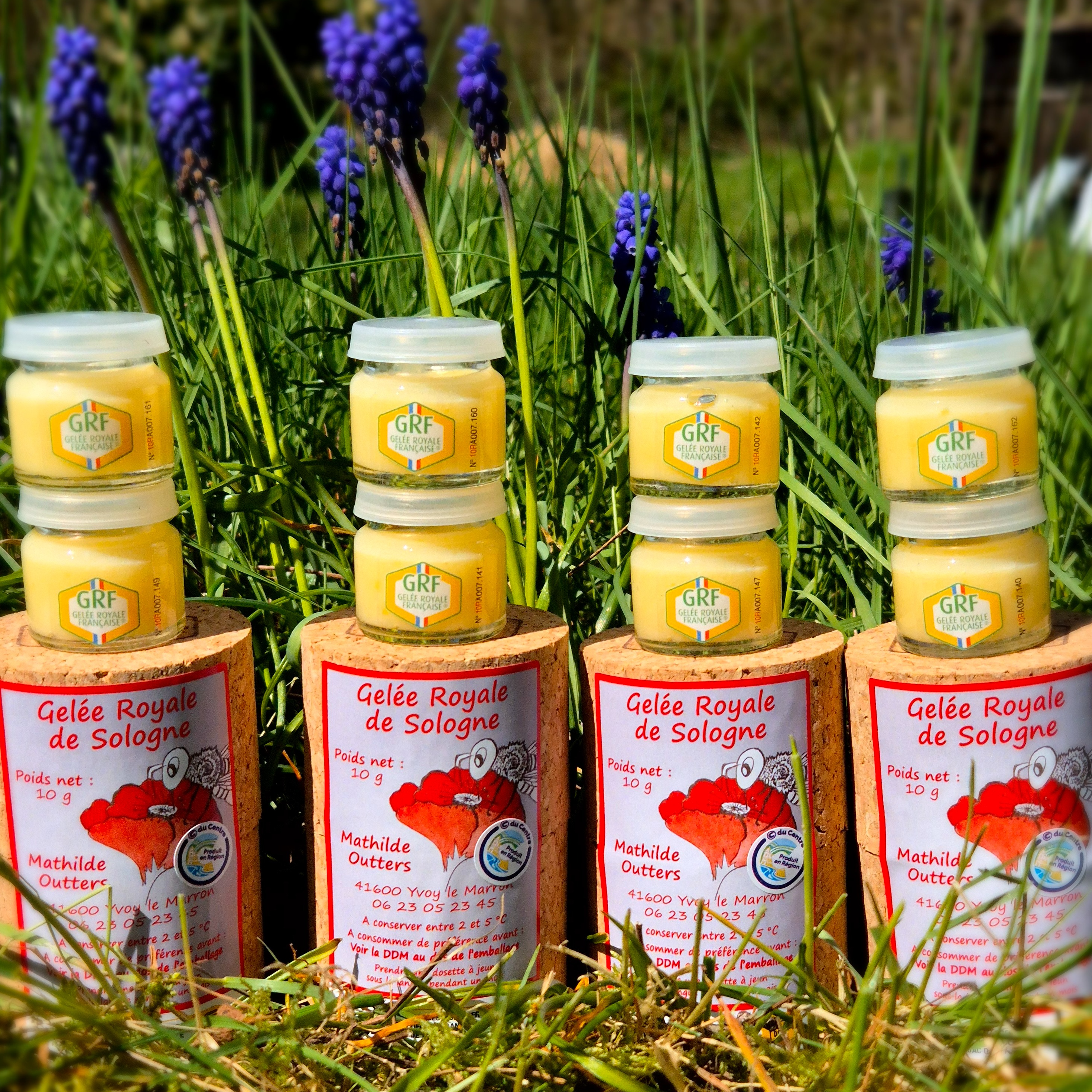 8 Pots De 10 G Dans 4 Coffrets Liège - 80g