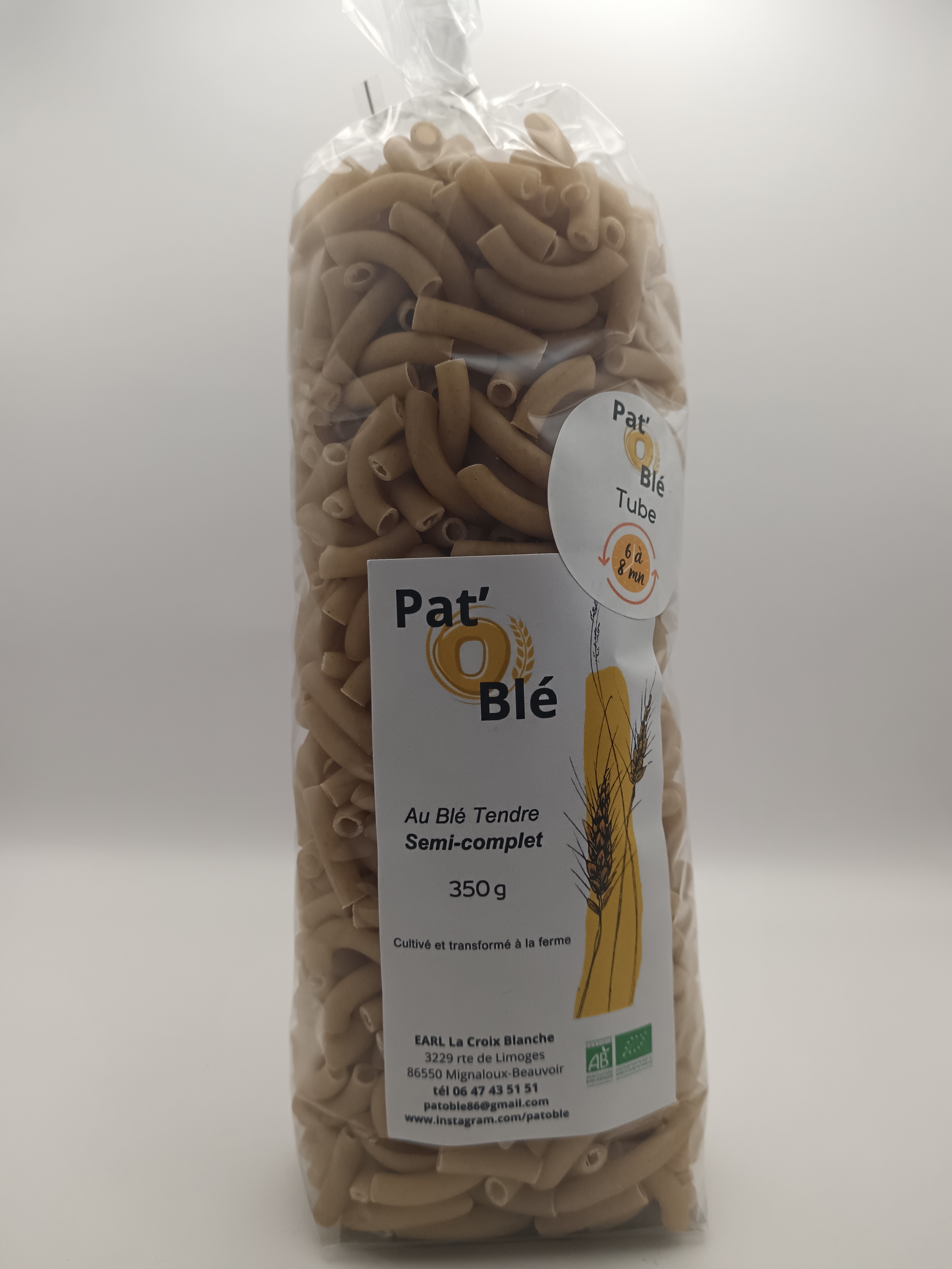 Pâtes Tube 350gr