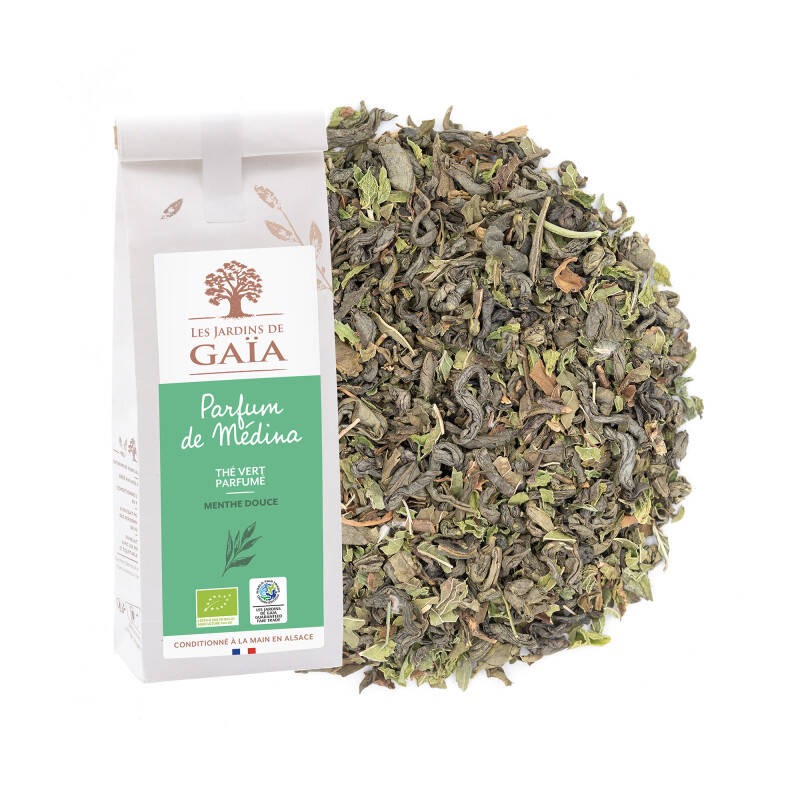 Thé vert parfumé / Parfum de Médina - 100g