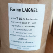Farine de Blé T65 en 2kg  - (Ferme Laignel -revente)