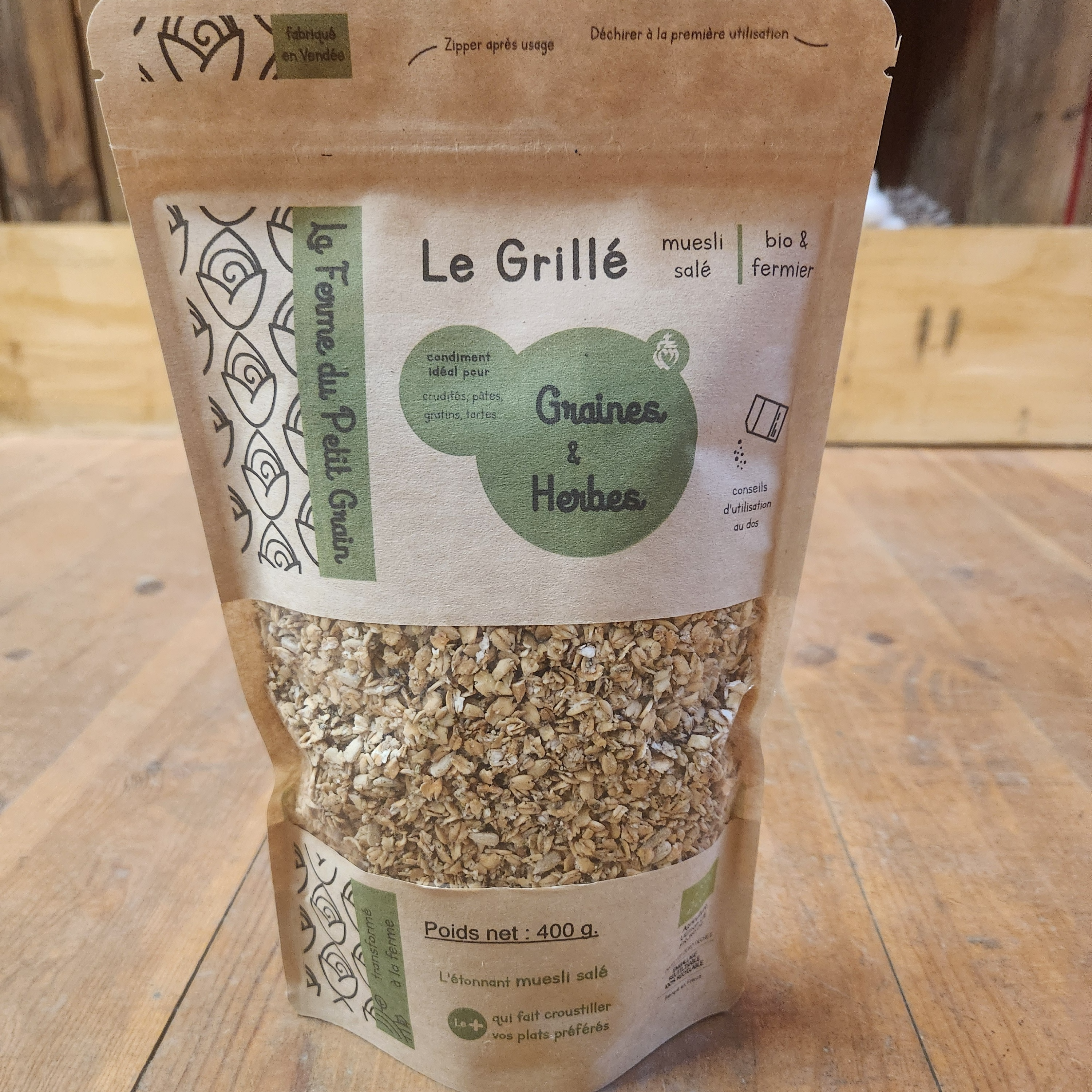 Muesli salé graines et herbes - 400g
