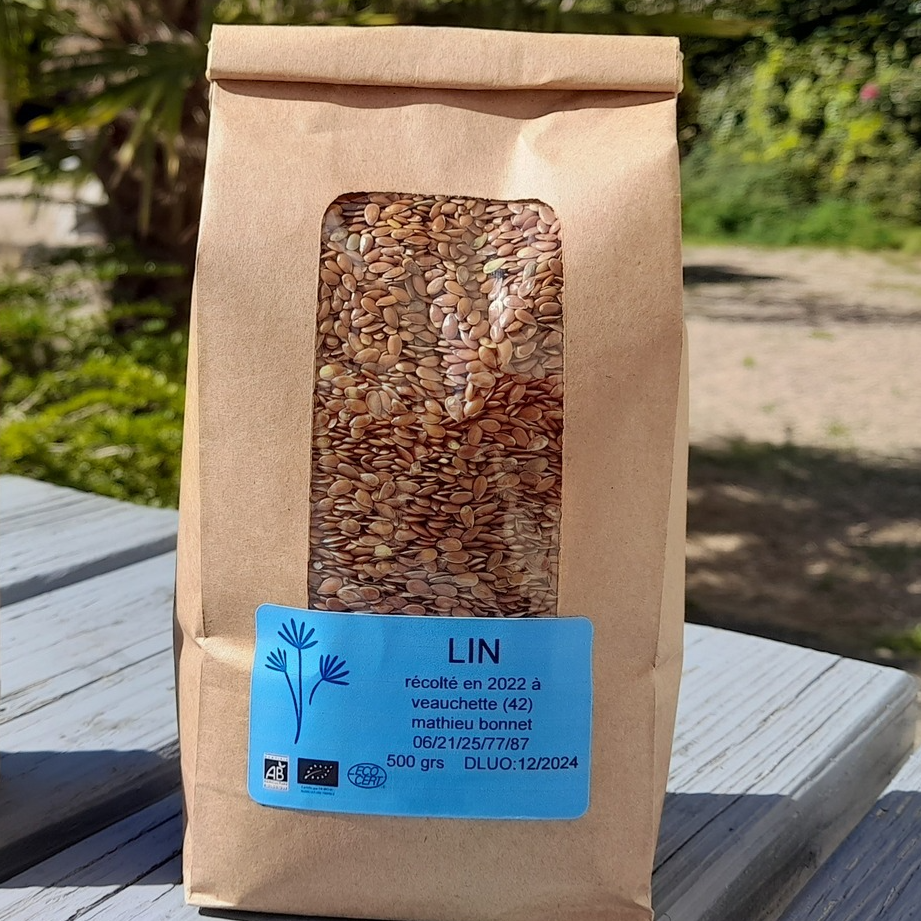 LIN BRUN - 500g