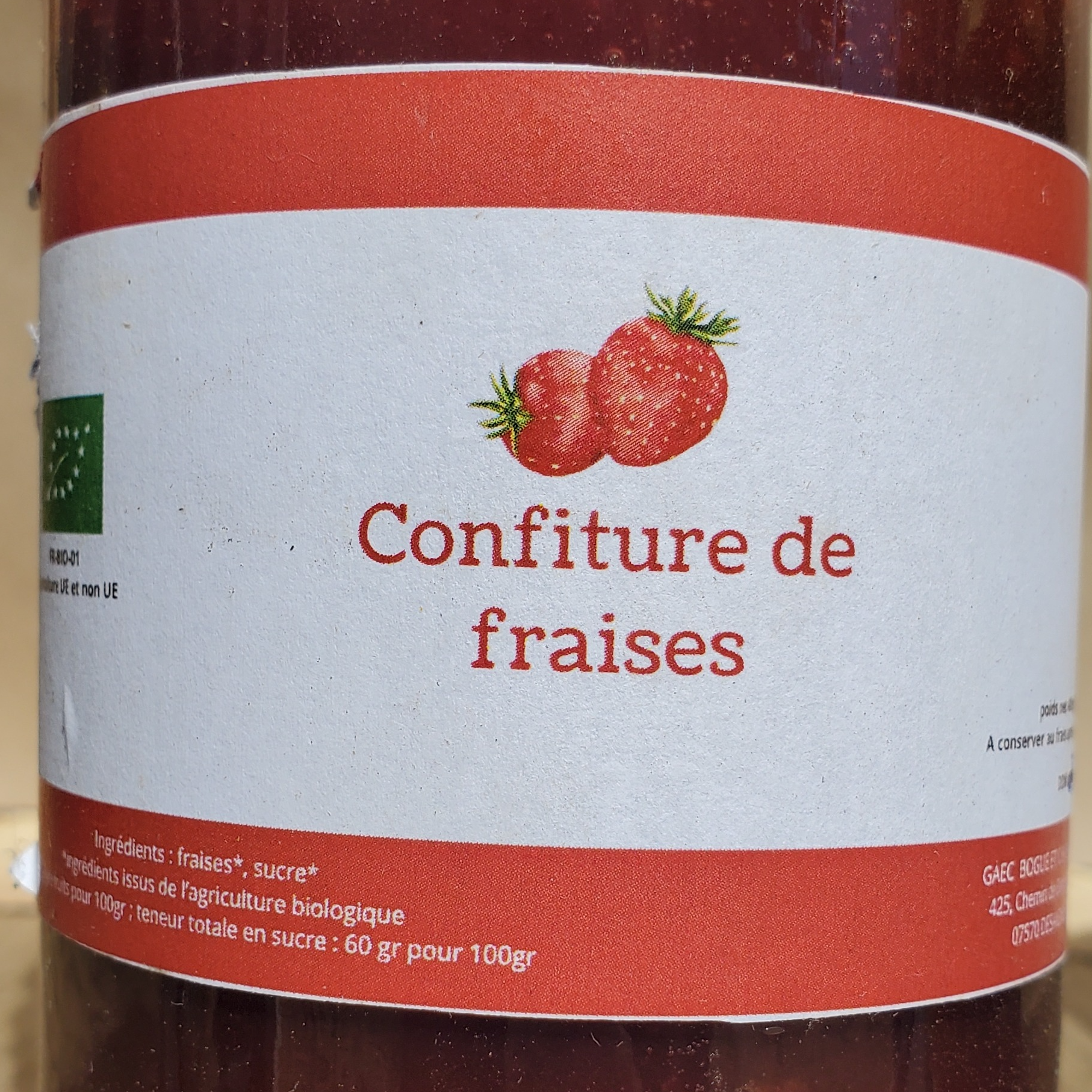 Confiture De Fraise - 400g