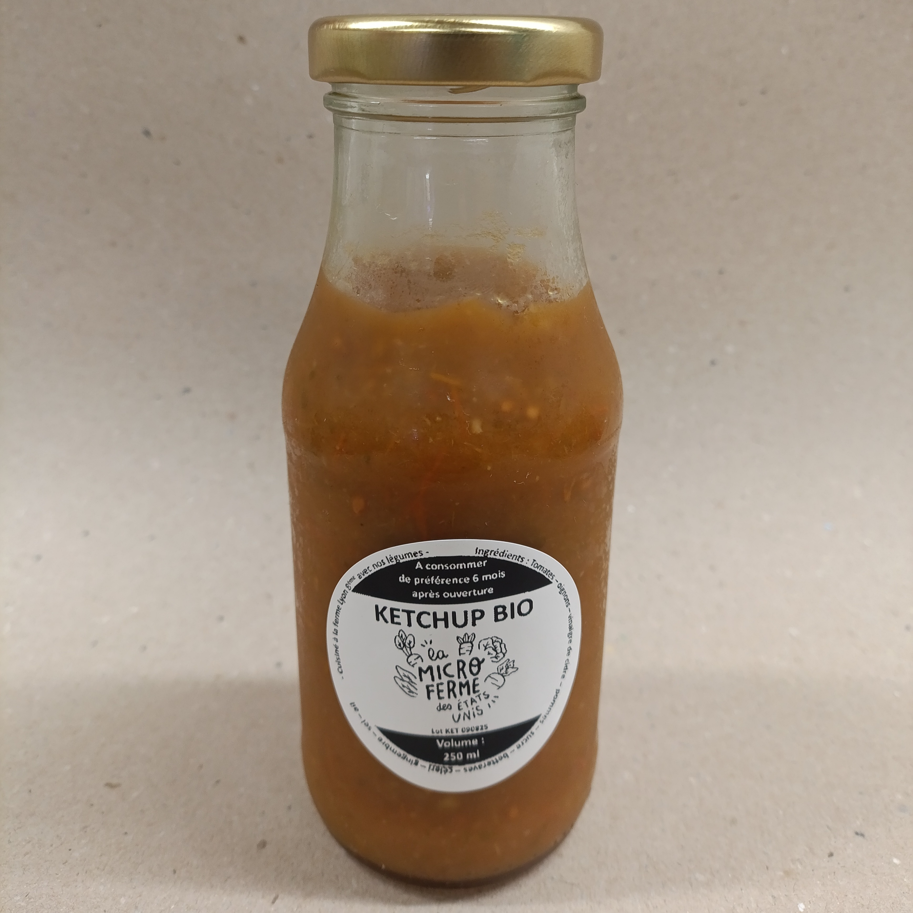 Ketchup rouge des États-Unis 2025