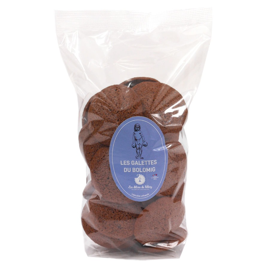 Les Délices de Sillery - Galettes Bolomig Chocolat - 300g