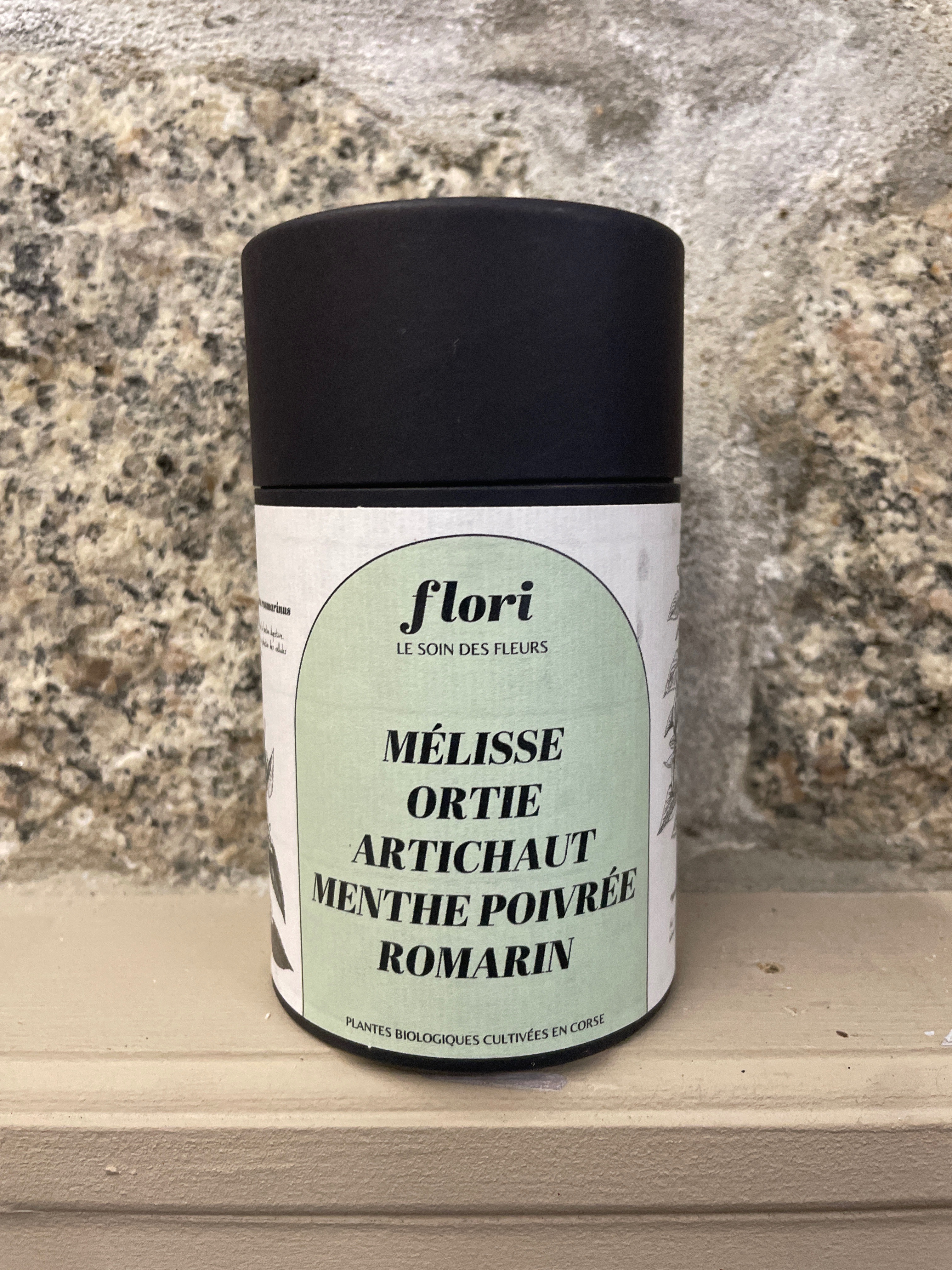 Infusion Mélisse-ortie-artichaut-menthe poivrée-romarin - 50g