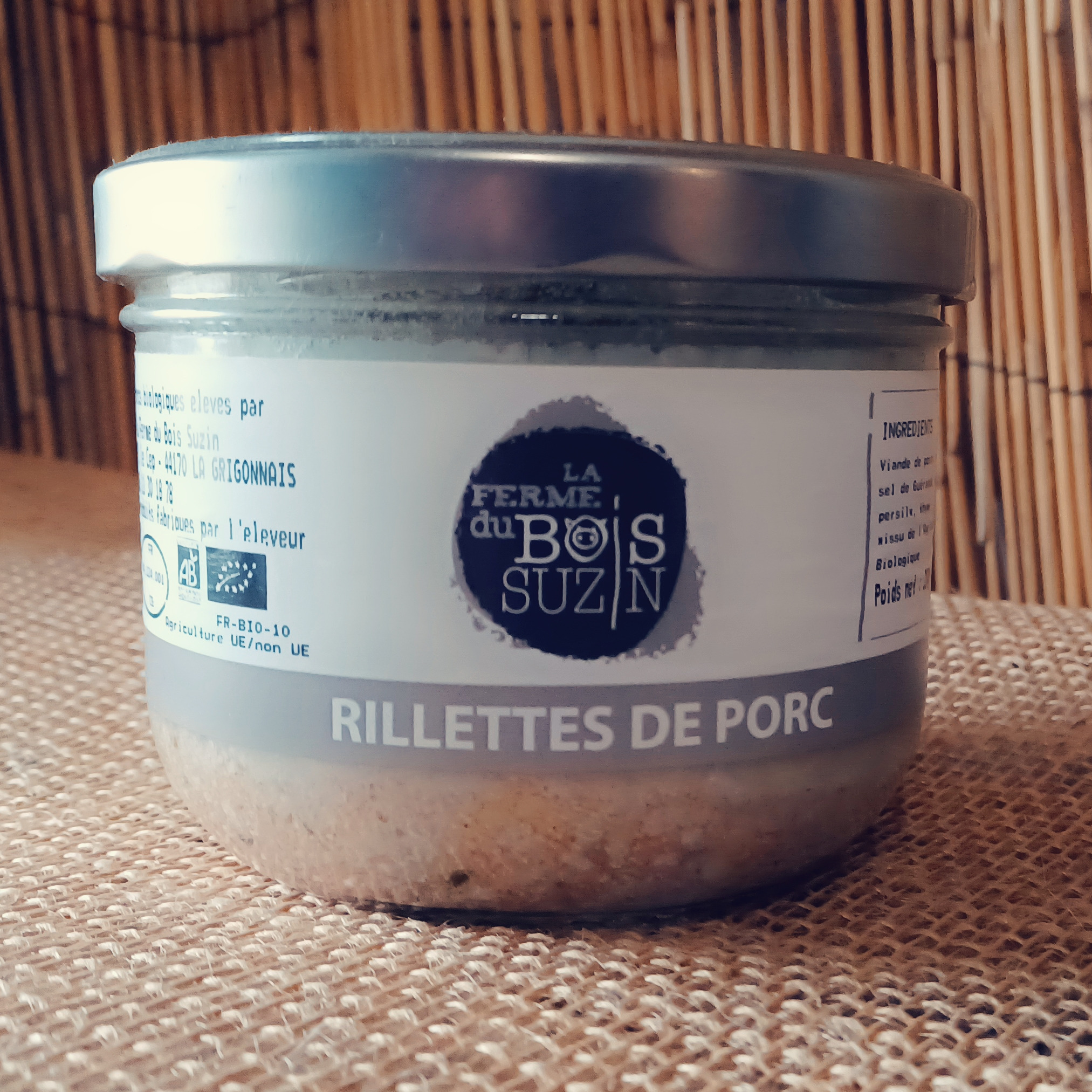 Rillettes De Porc – 190G