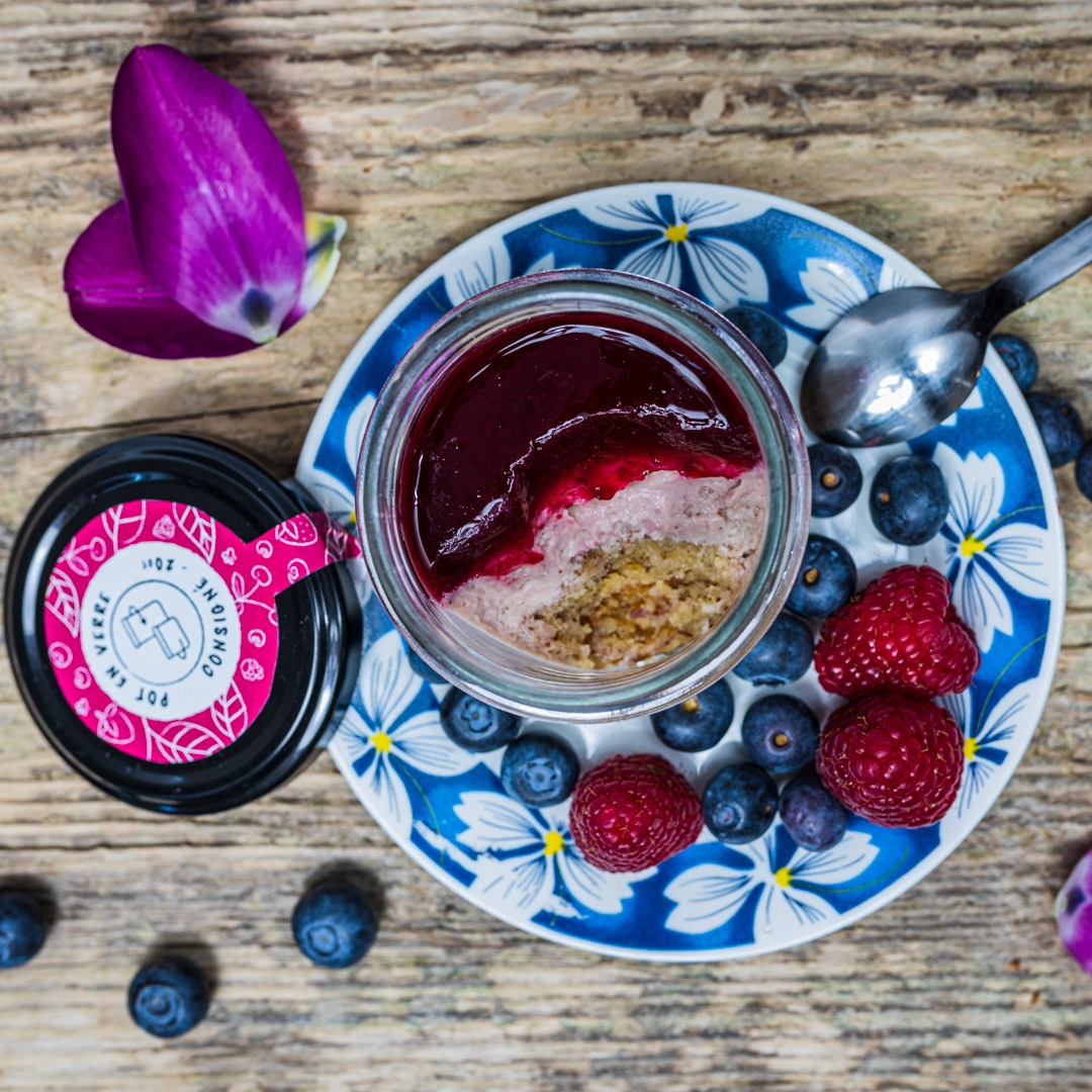 Bavarois aux Fruits Rouges BIO*