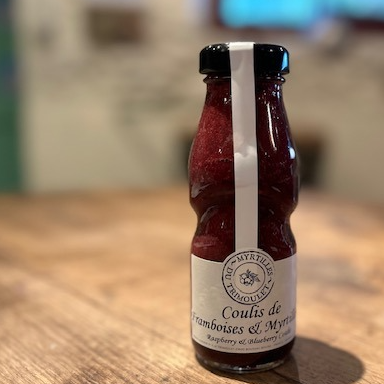 Coulis Myrtilles & Framboises (85% de fruits) - 220g - 220g