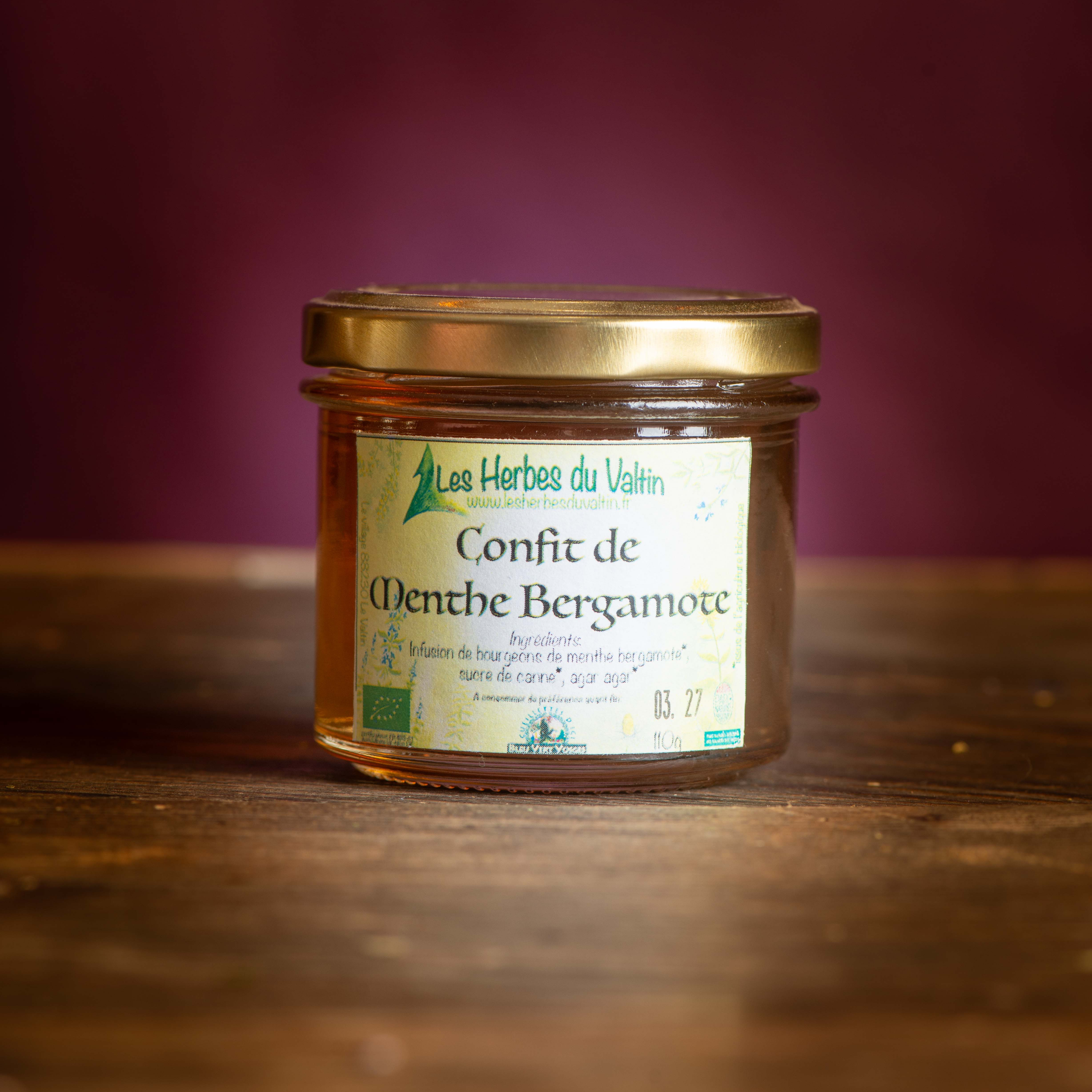 Gelée de menthe bergamotte