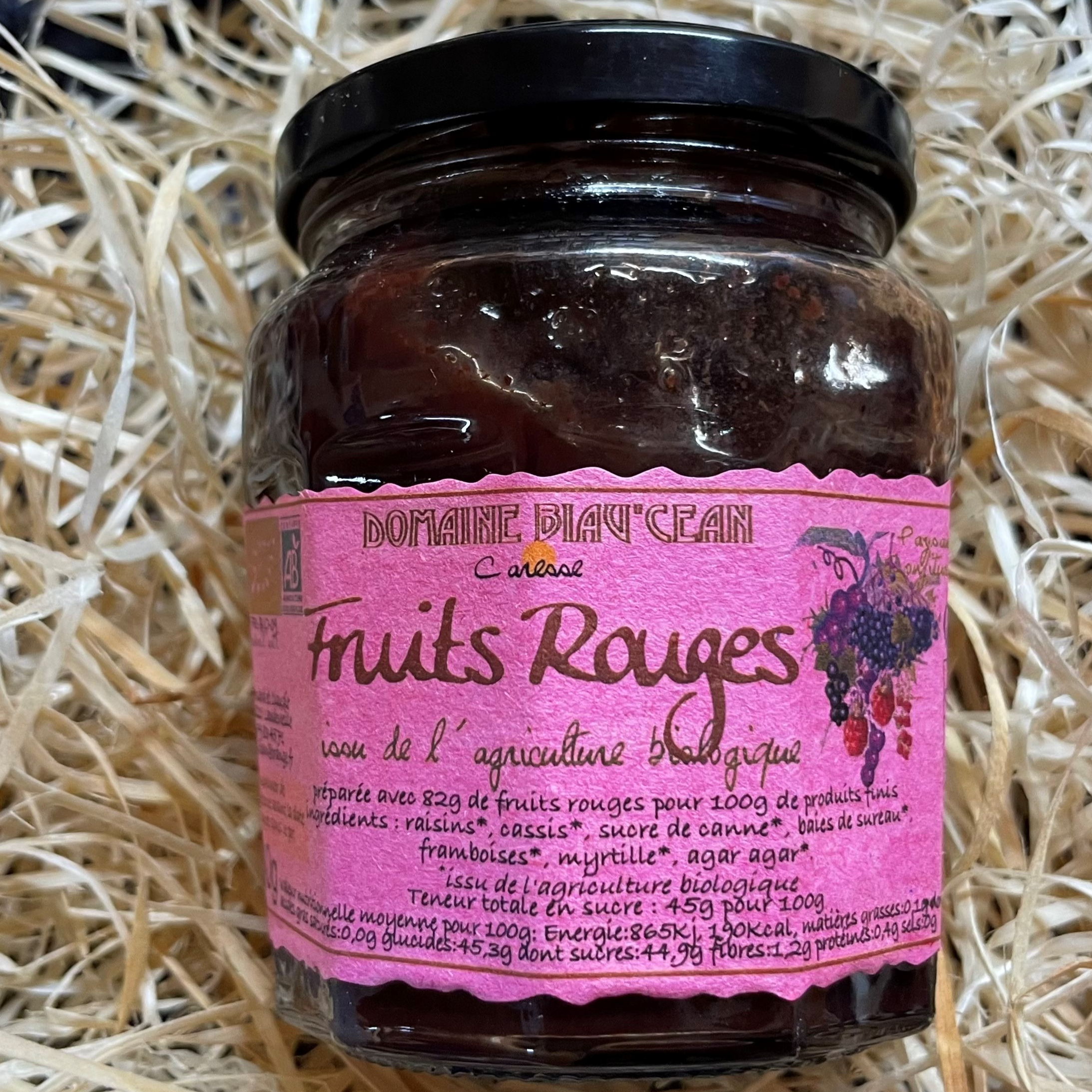 Confiture de Fruits Rouges - 240g
