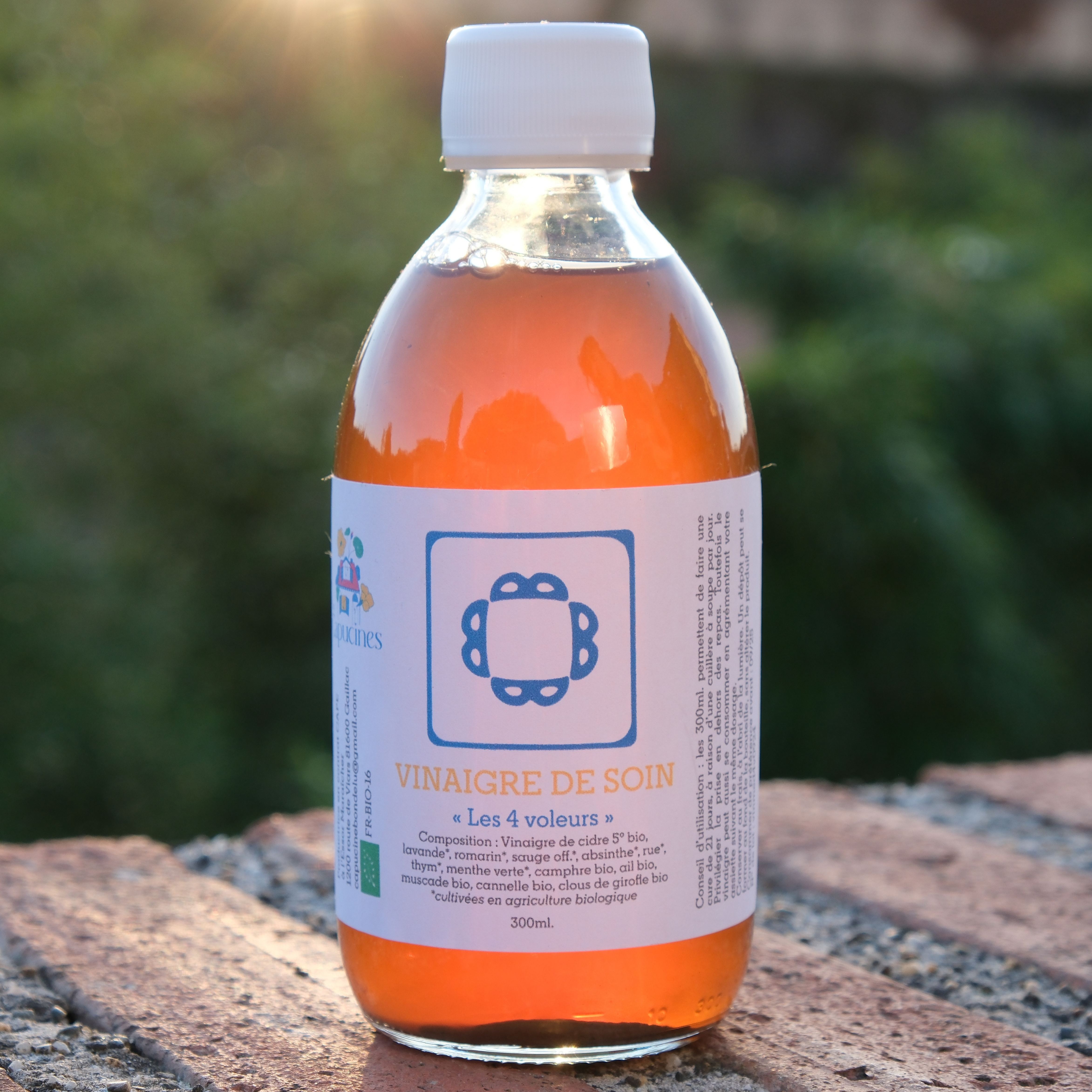 Vinaigre de soin • Immunitaire • Les 4 voleurs - 300ml