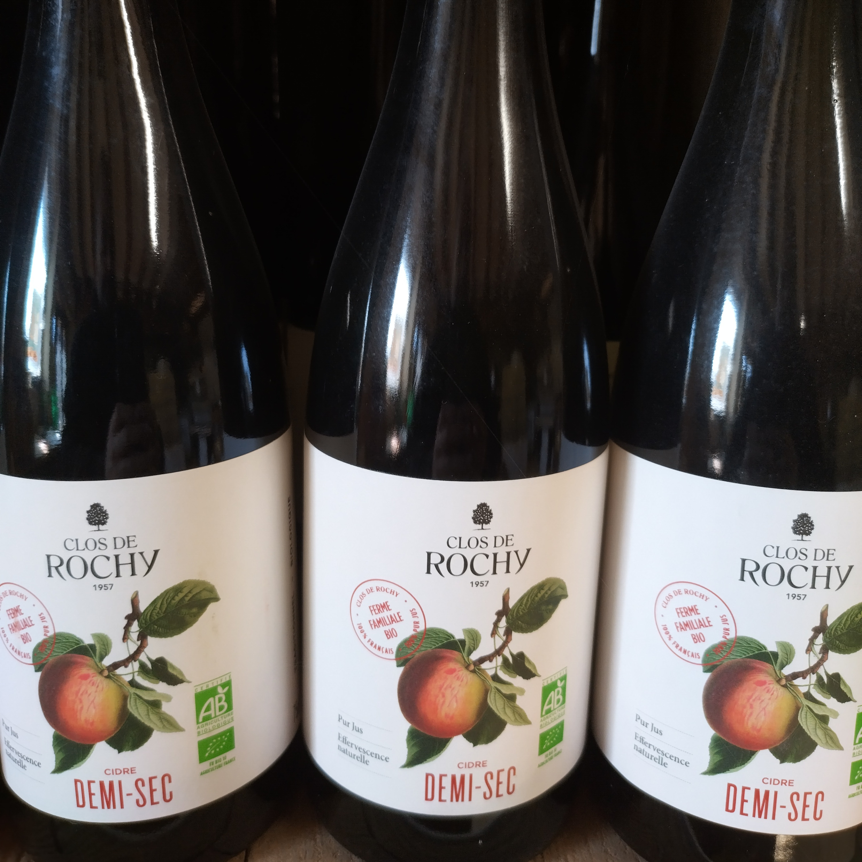 Cidre demi-sec 75cl Clos de Rochy