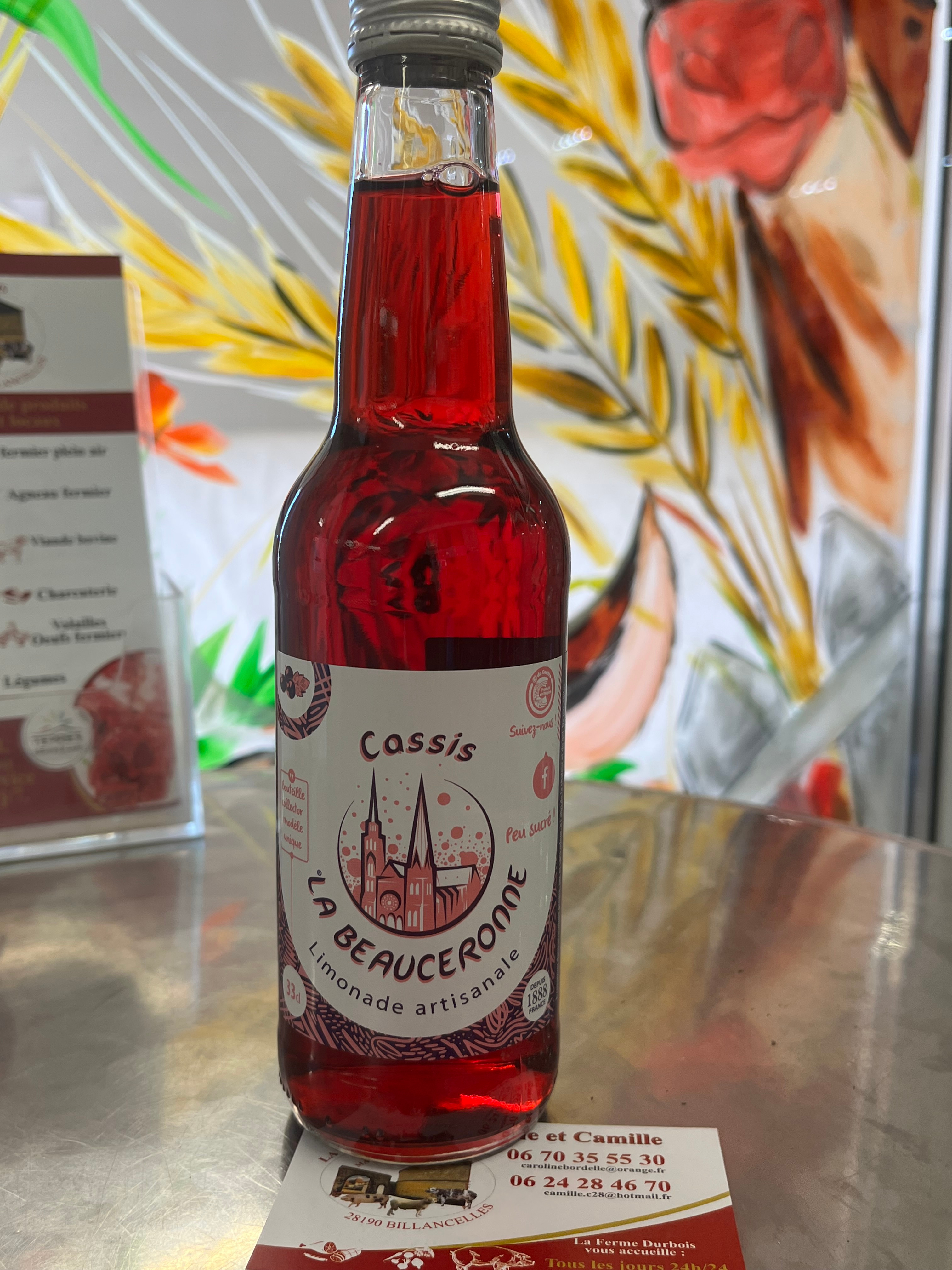 LIMONADE Cassis 33cl - 330ml