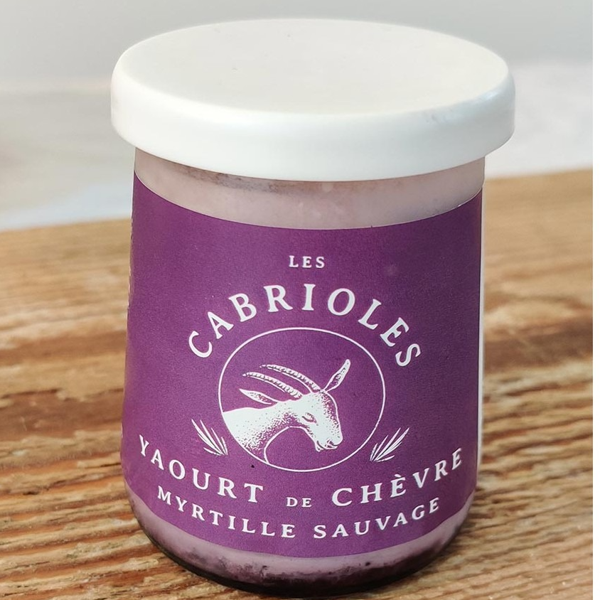 Yaourt de chèvre - Myrtille Sauvage