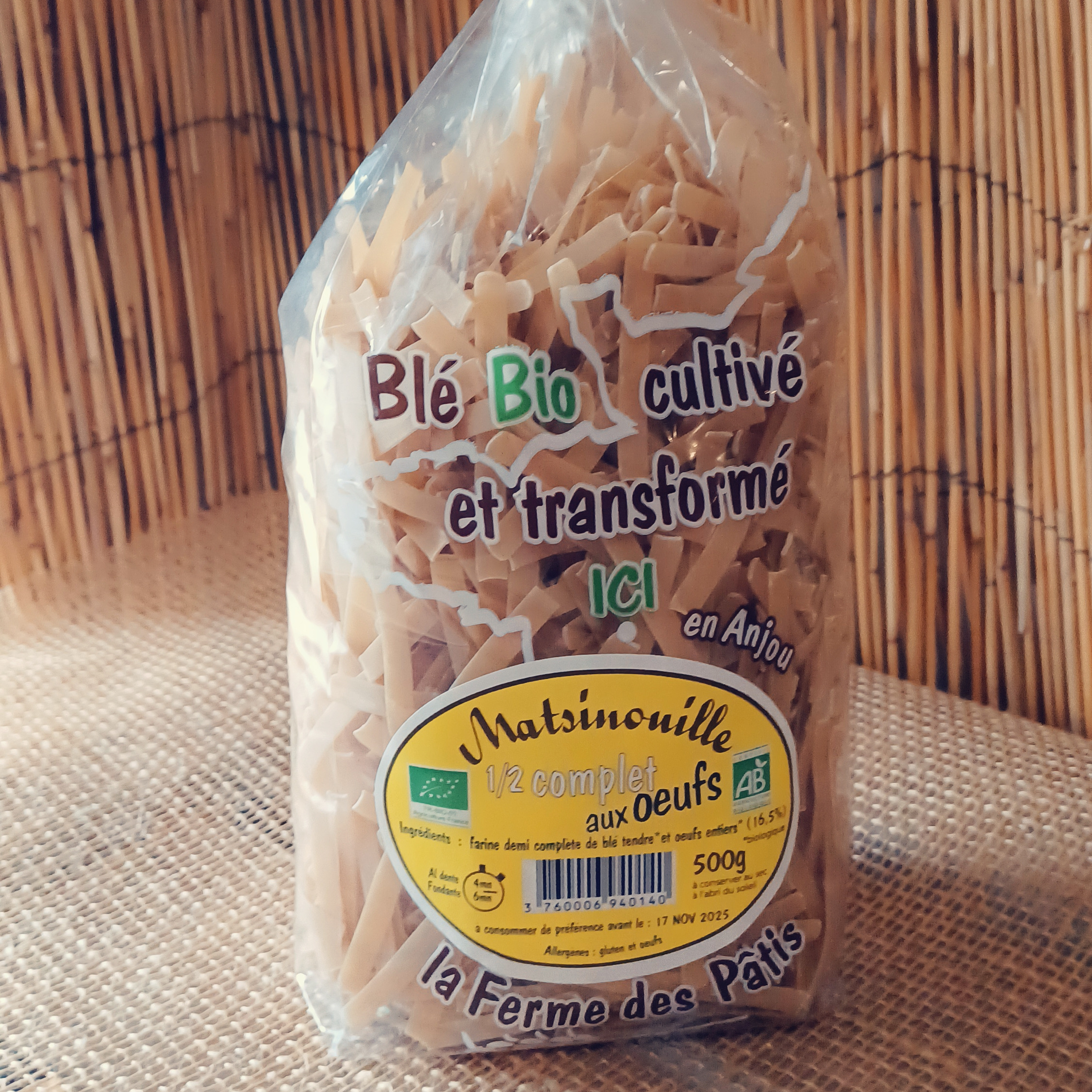 Pâtes Matsinouille - 500g