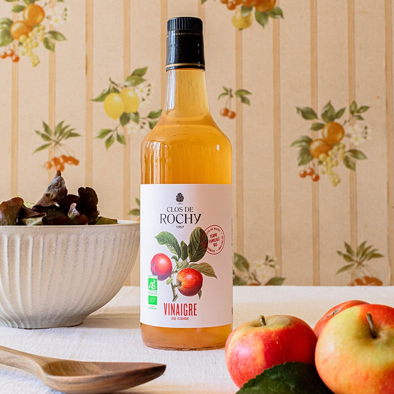 Vinaigre de cidre bio local 70cl- Clos de Rochy à Charny