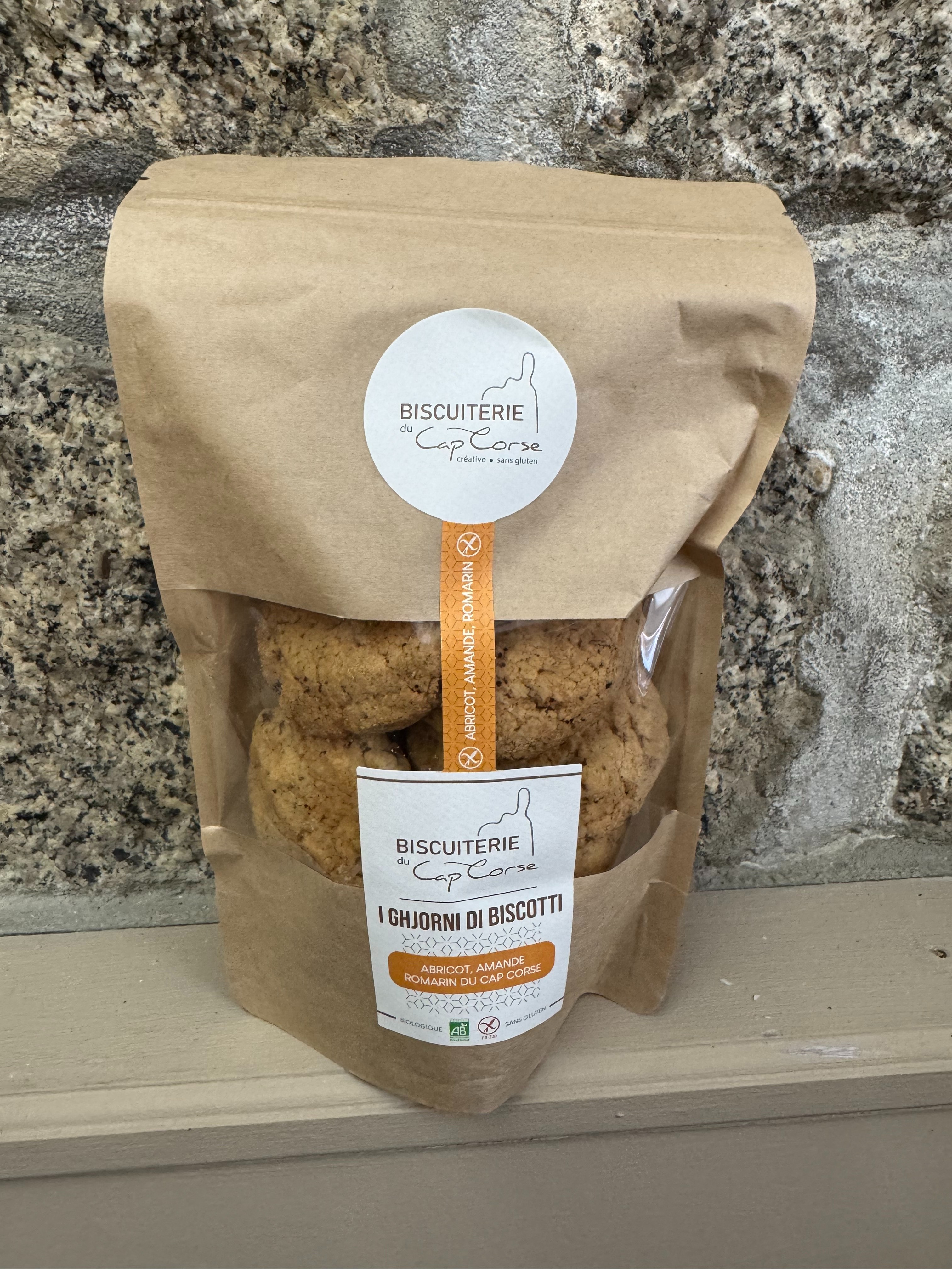 Canistrelli abricot, amande & romarin du cap corse