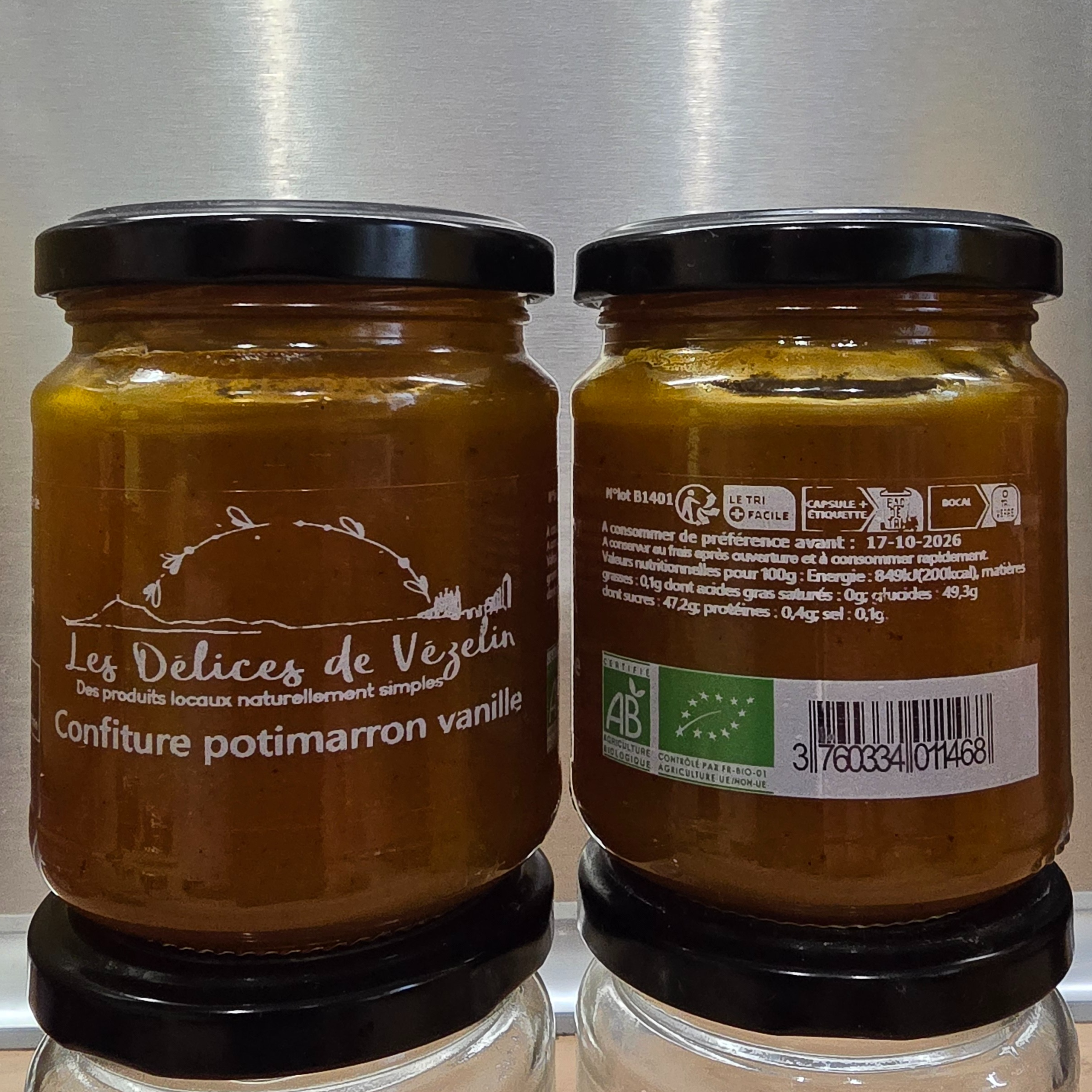 Potimarron vanille - 220g