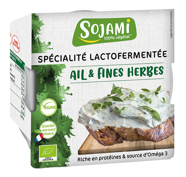 Sojami à tartiner Ail & Fines herbes - 125g