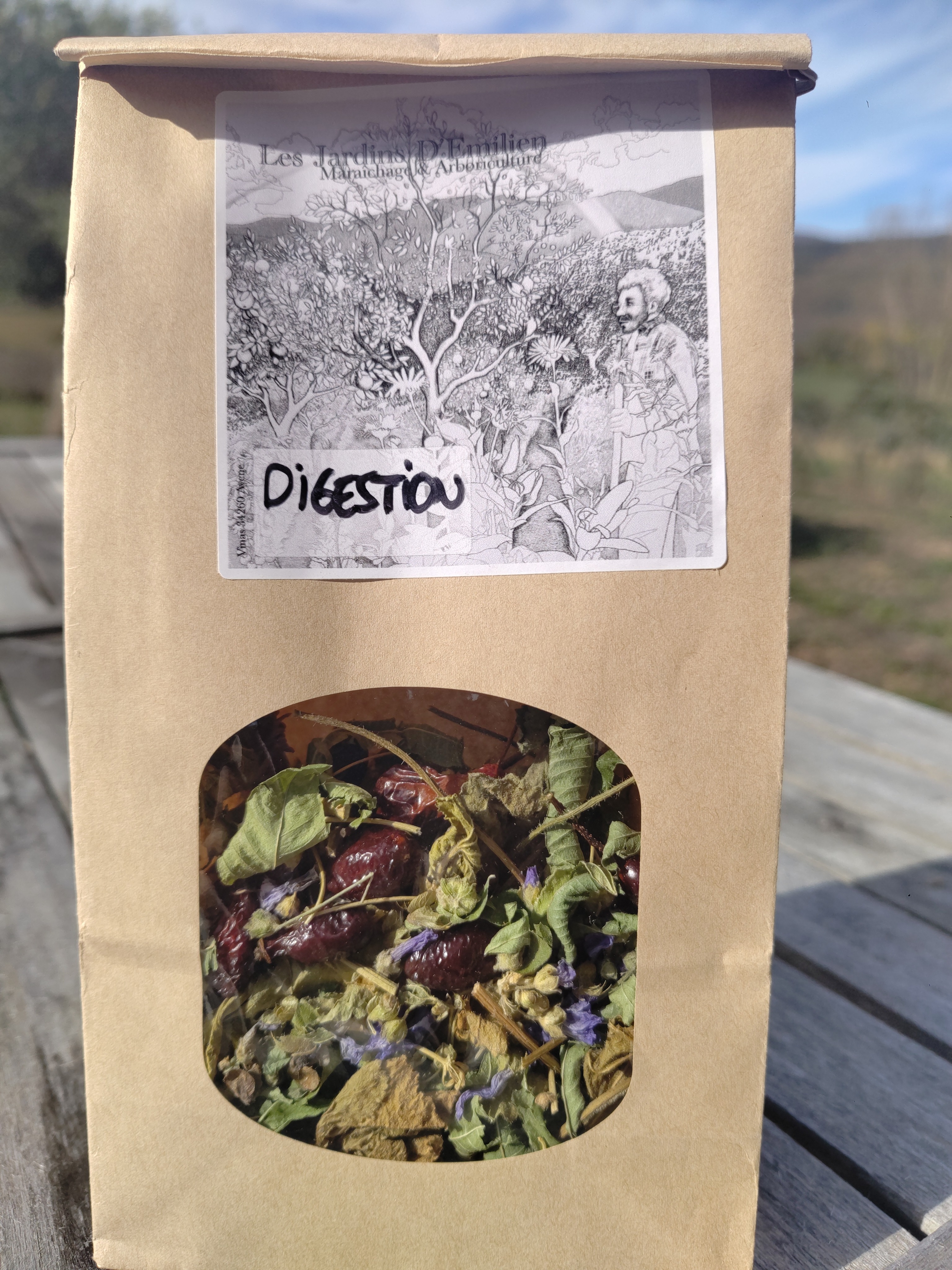 Tisane DIGESTION mélange 4 plantes