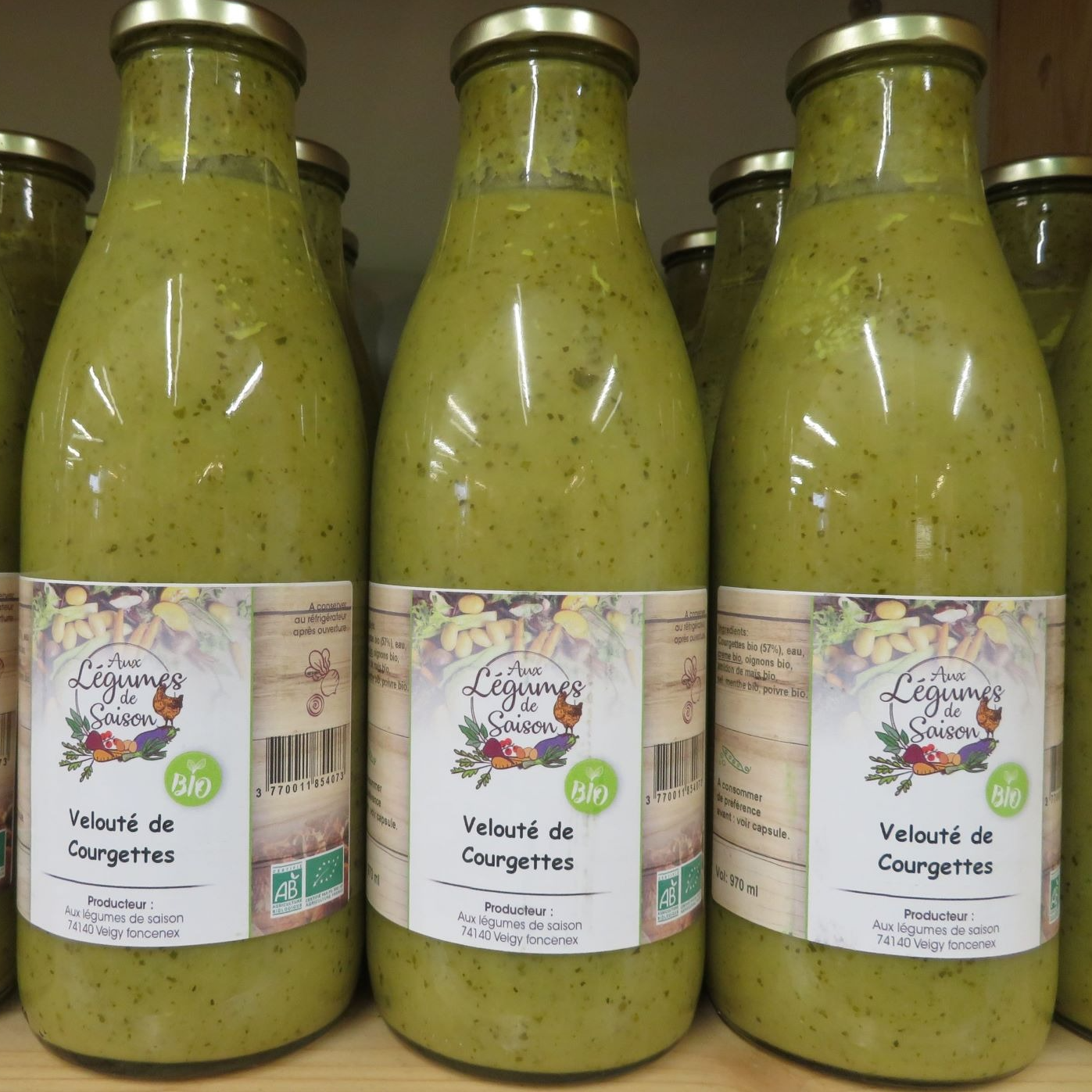 Velouté de courgettes Bio