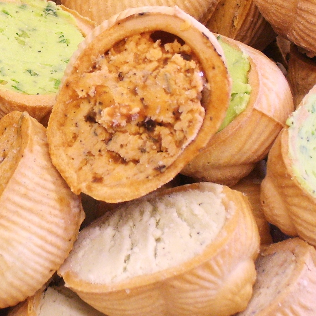 24 escargots en croquilles chèvre/tomate