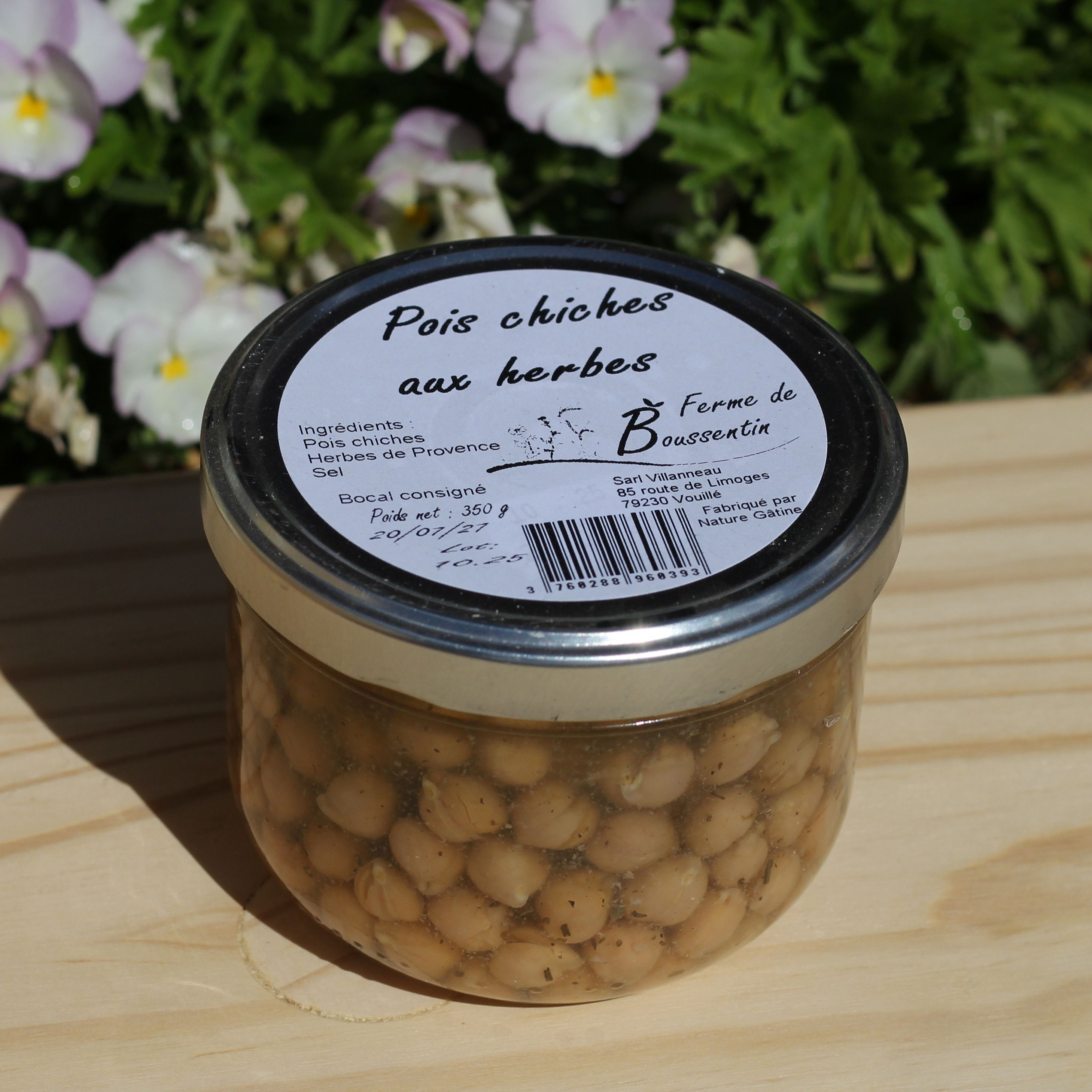Pois chiches aux herbes 350 g