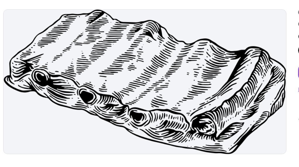Travers de porc nature - 1700g