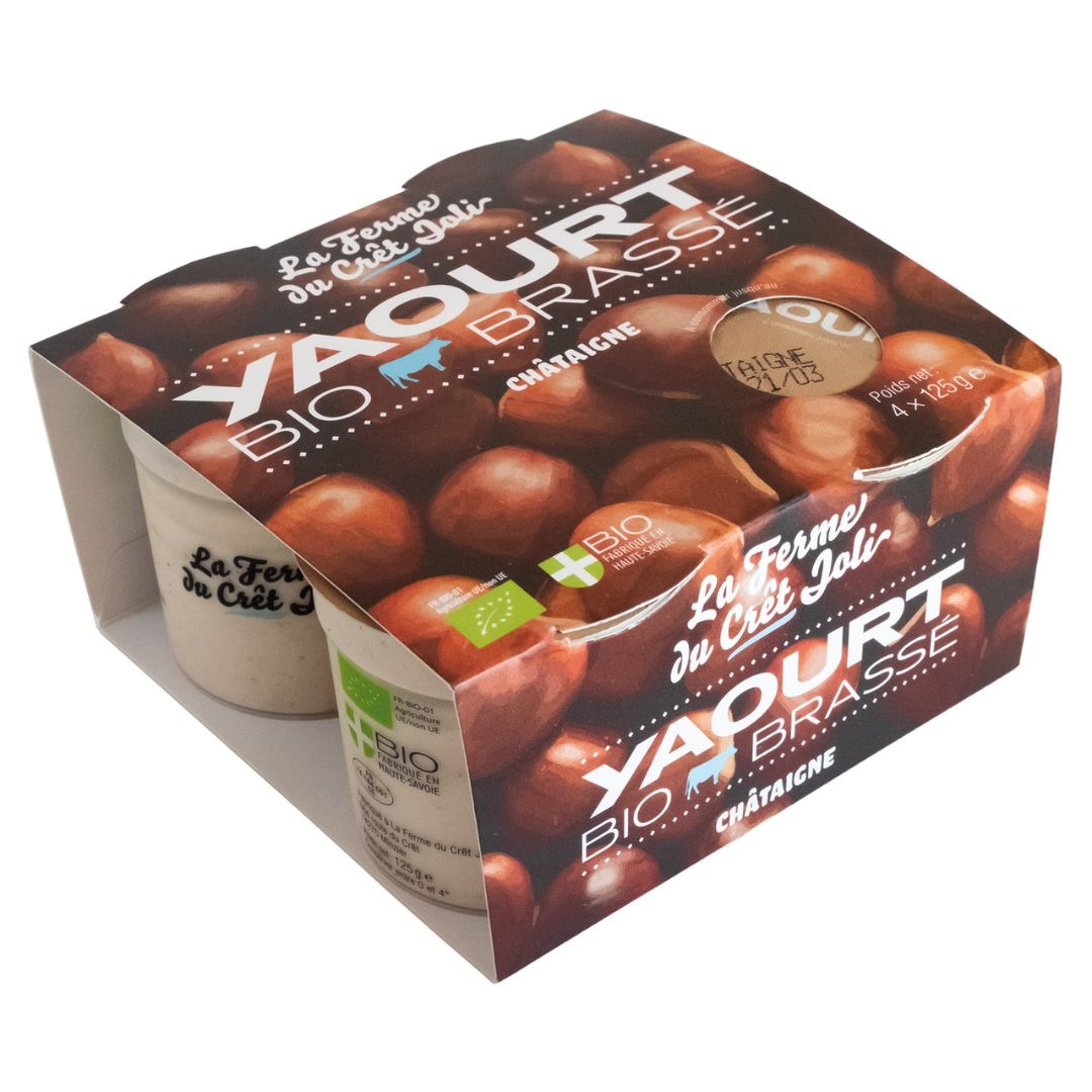 YAOURTS Châtaigne x4 - 125g