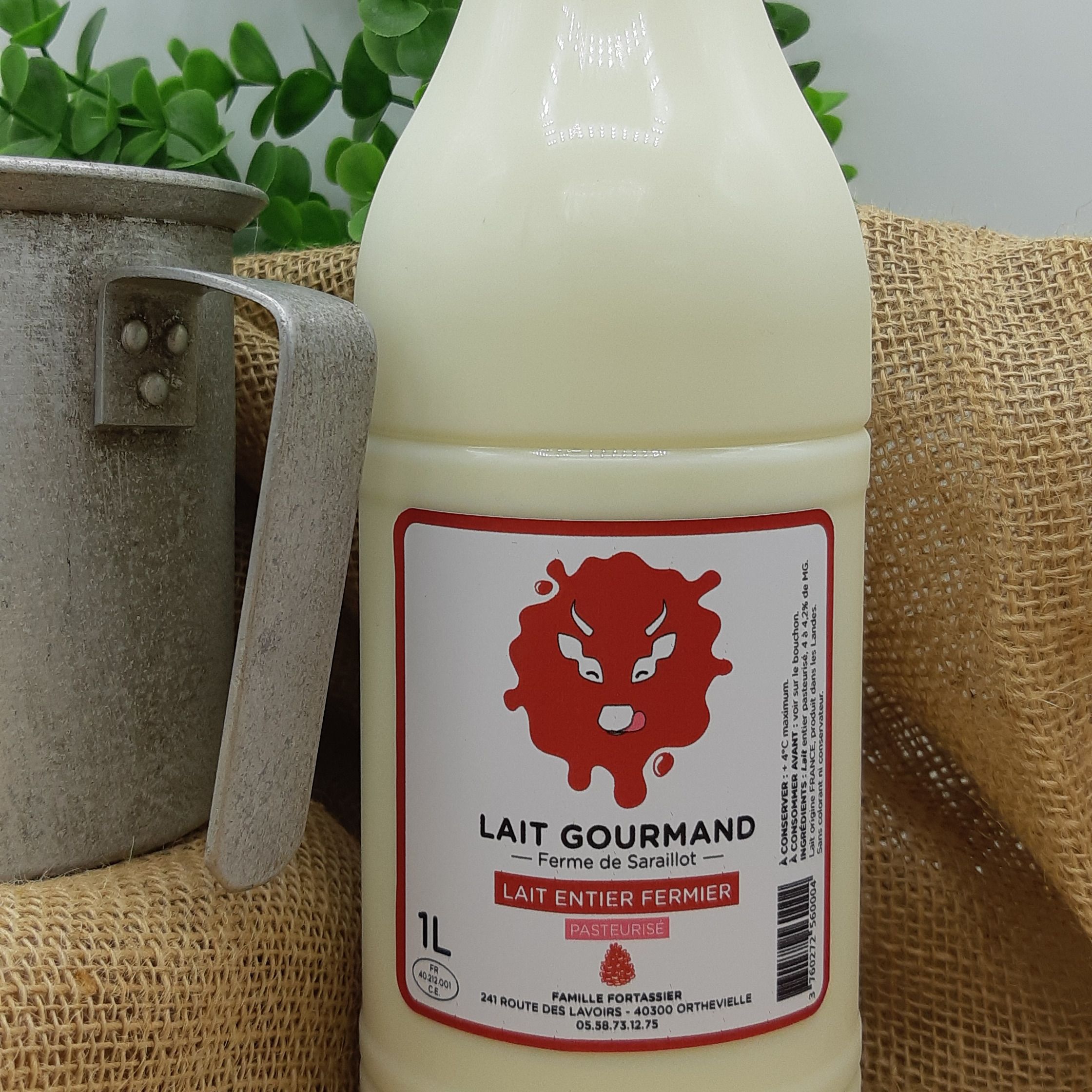 Lait de vache pateurisé - 1l