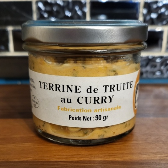 Terrine de truite au curry à tartiner 90g