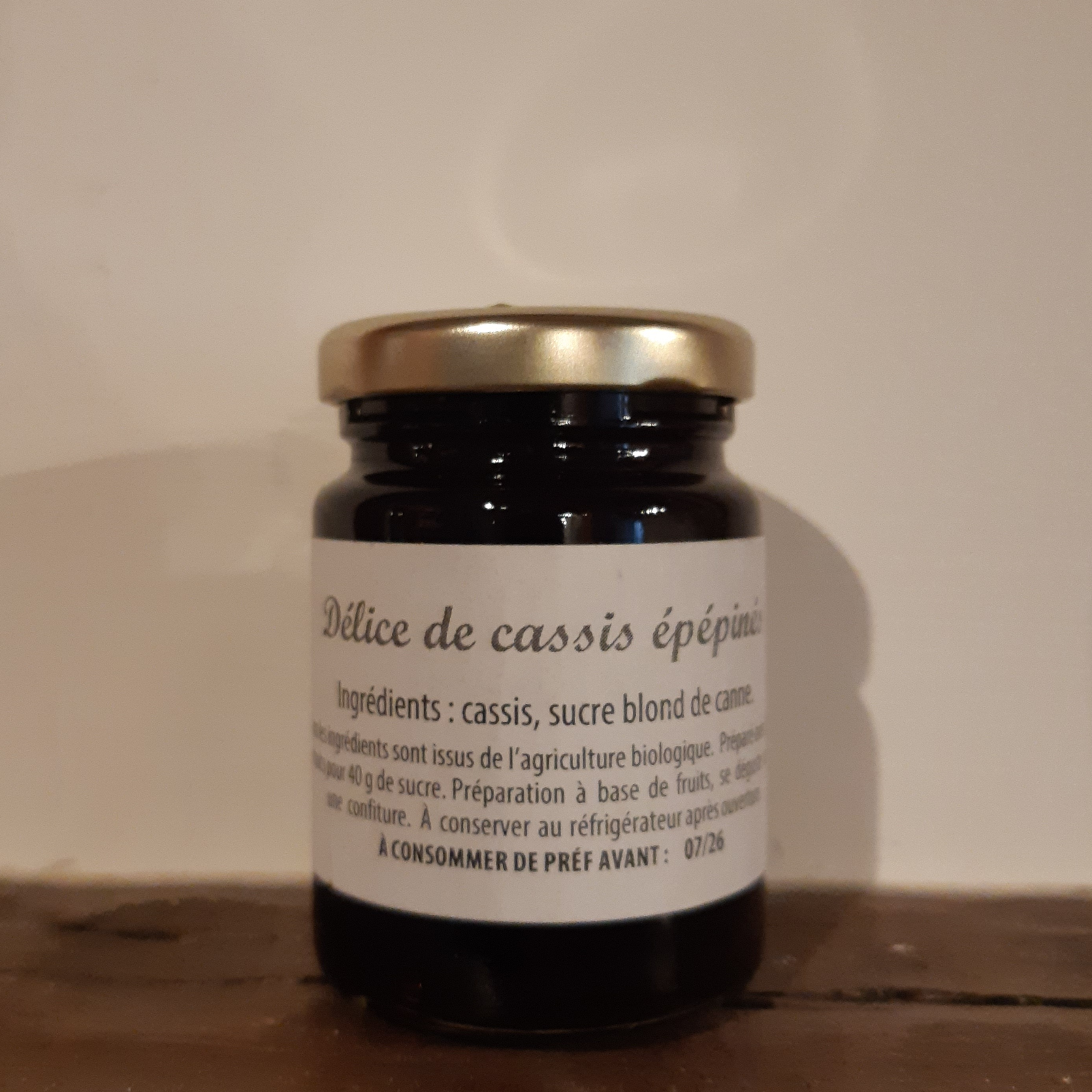 CONFITURE DELICE DE CASSIS EPEPINEES
