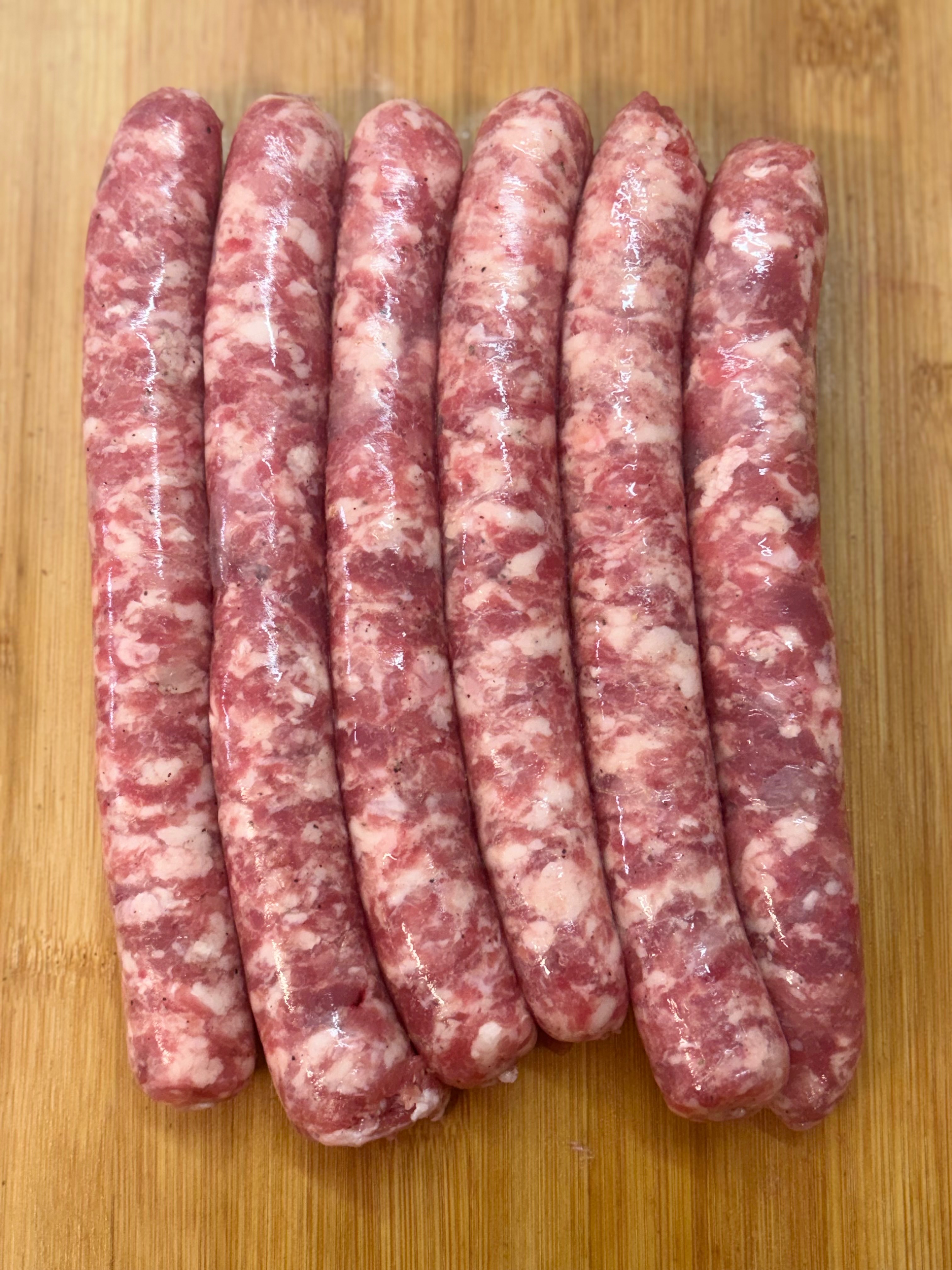 Chipolatas de porc x6 - 0,65kg