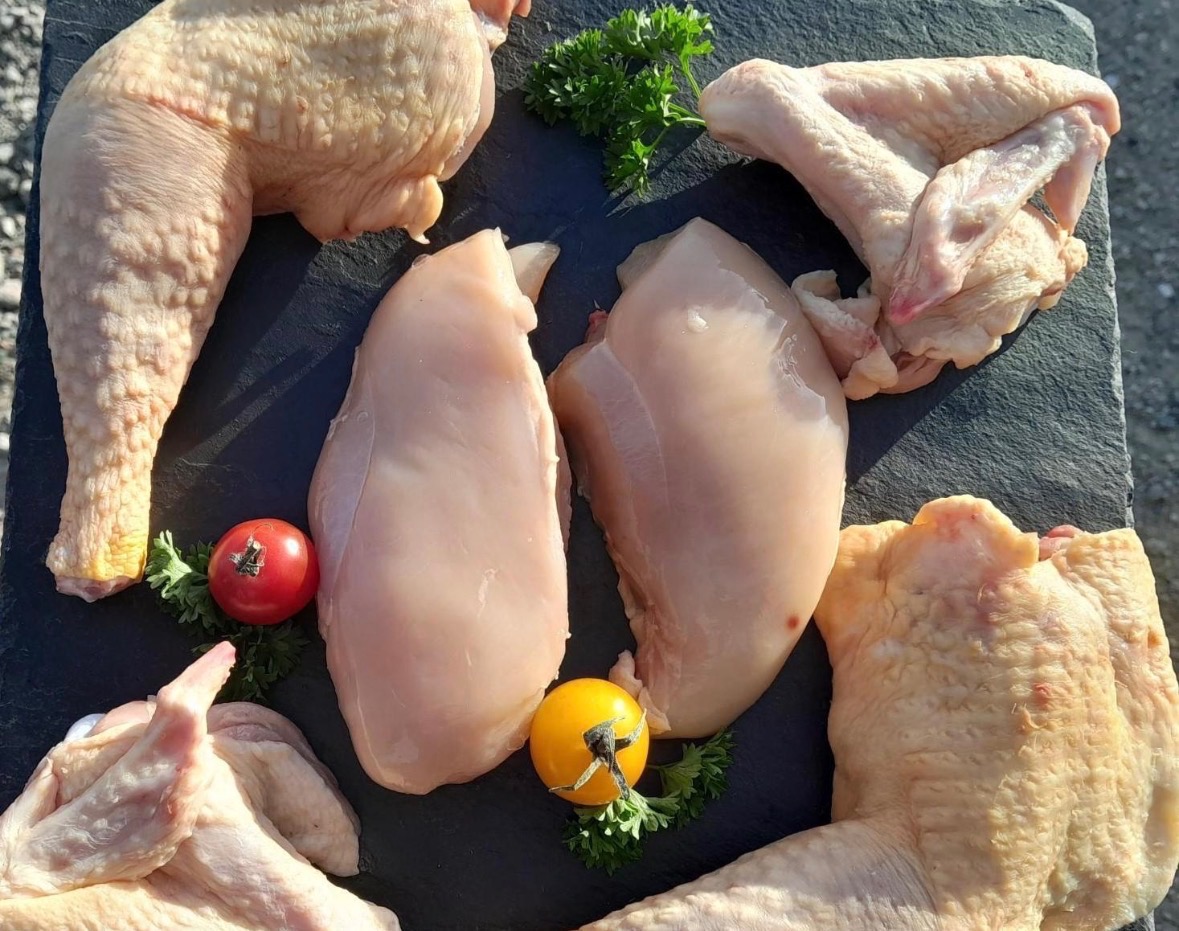 Poulet entier découpé - 1,15kg