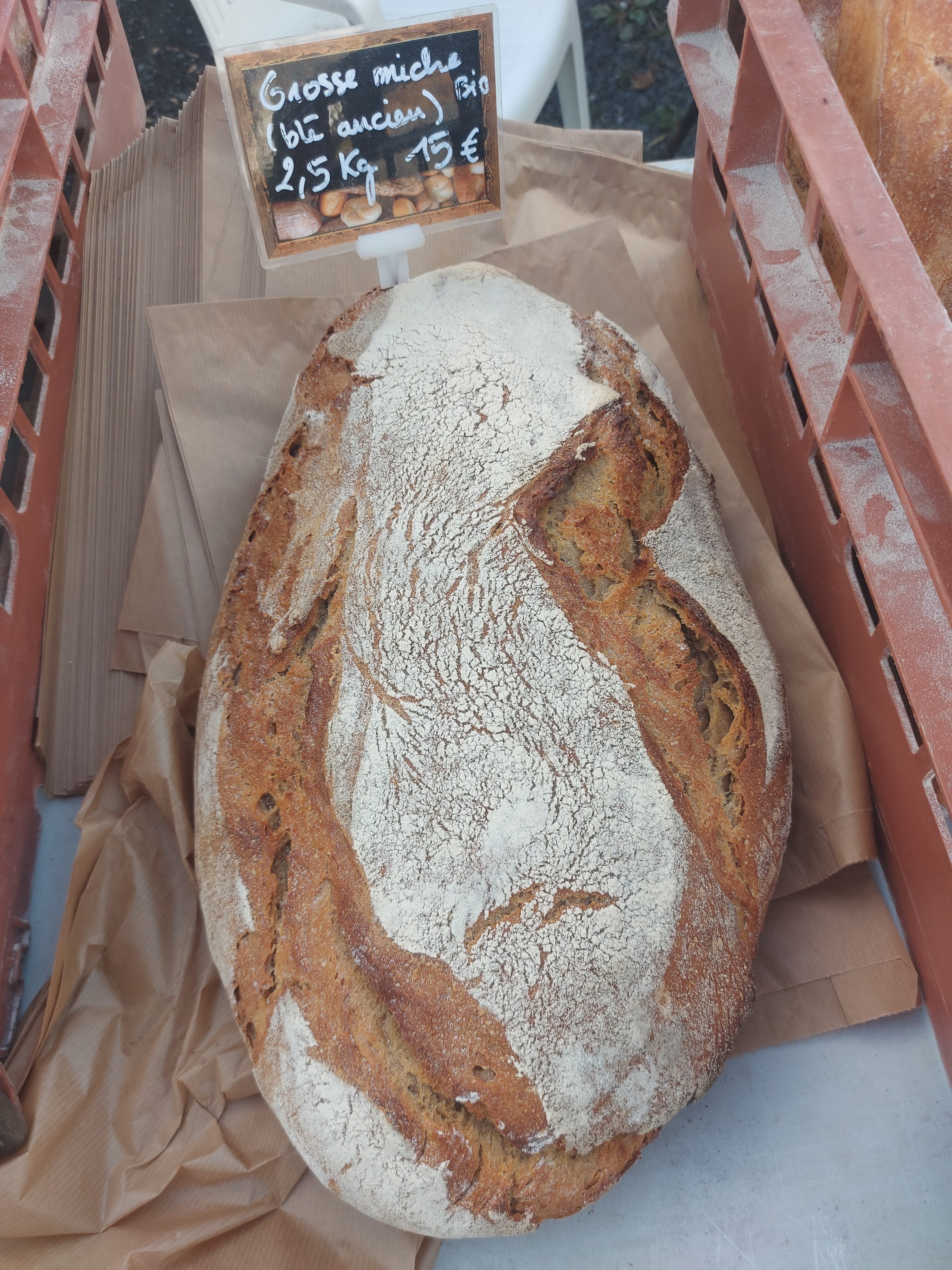 Grosse Miche à la coupe