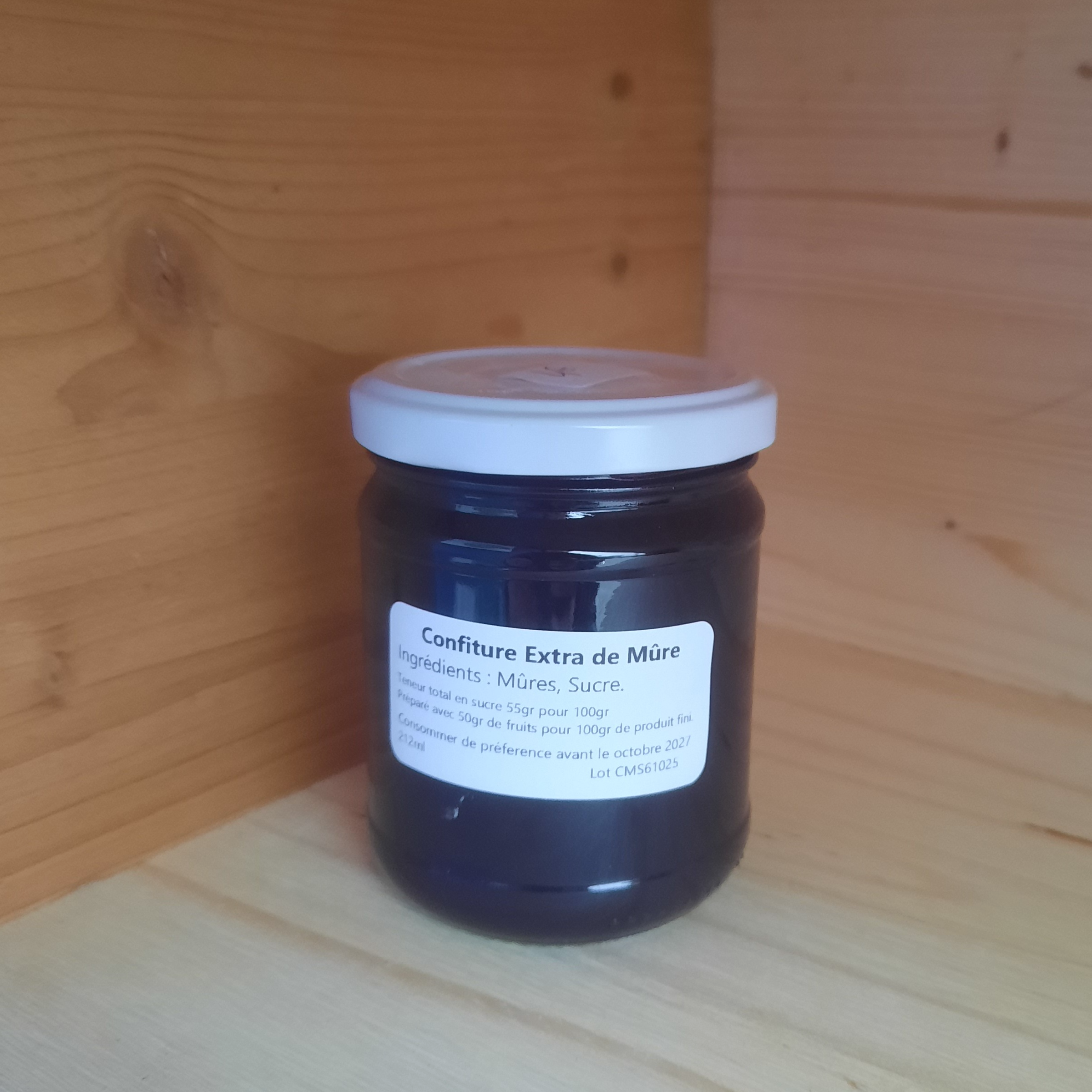 Confiture de mûres sauvages - 212ml