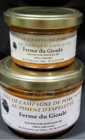PATE DE CAMPAGNE AU PIMENT D'ESPELETTE