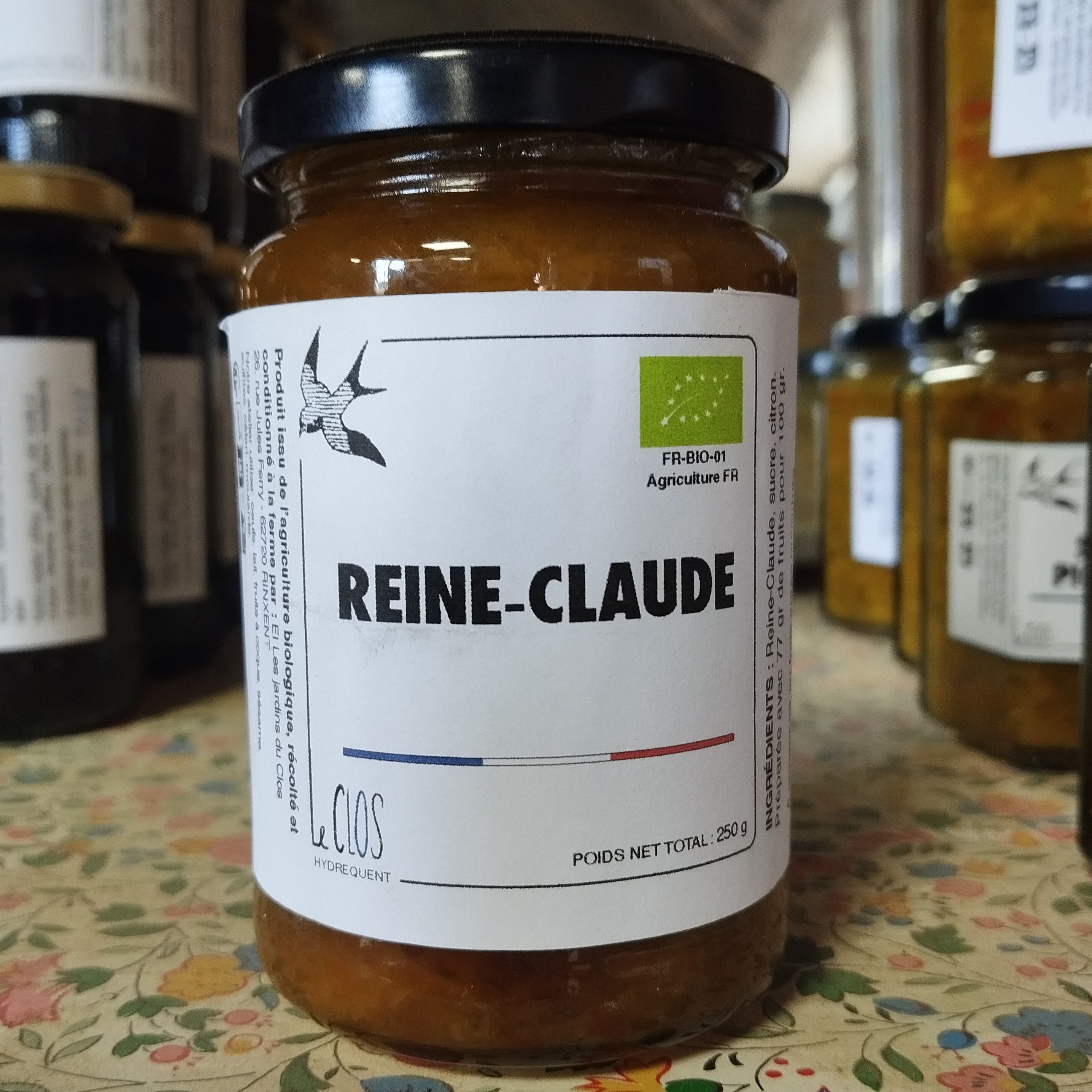 Confiture de prunes Reine Claude