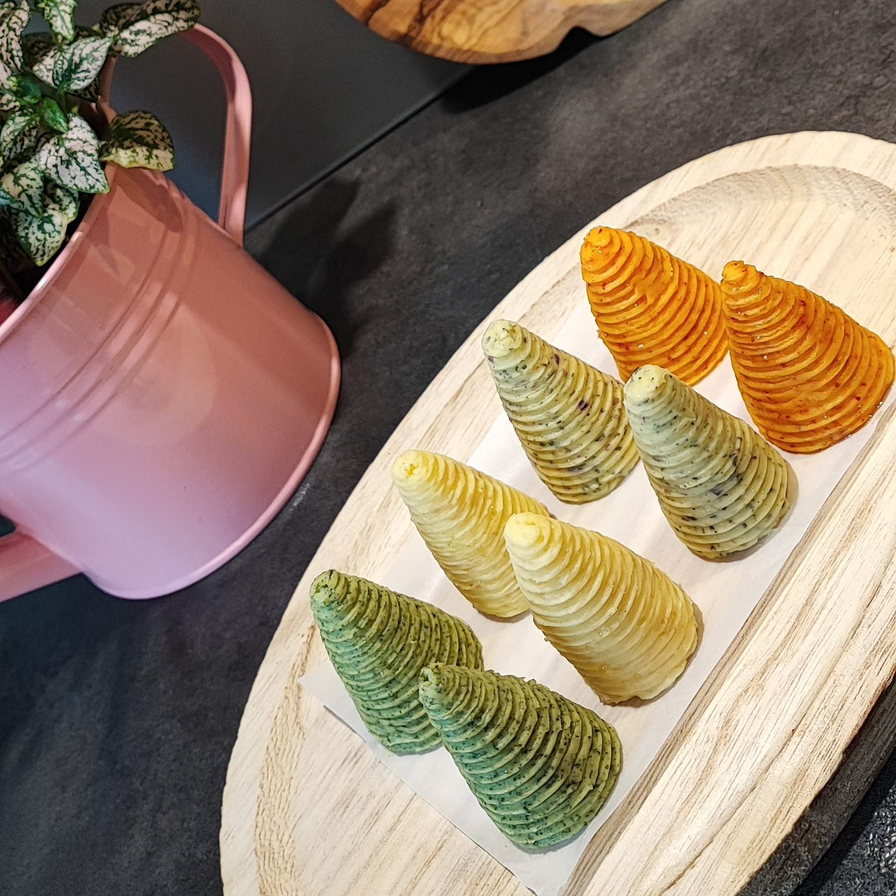 Assortiment de beurre en cône "terre" 8x20g (160g) - 0,16g