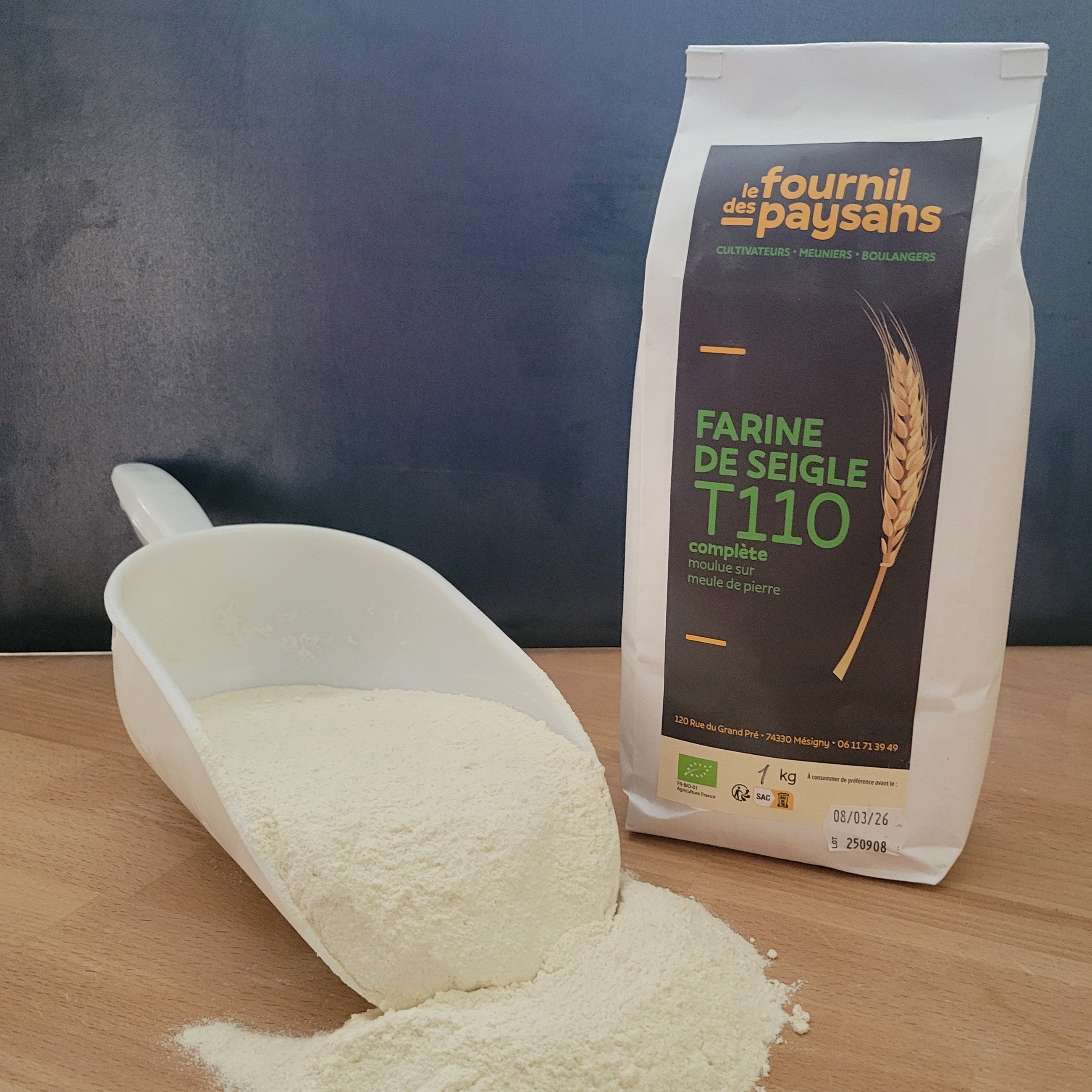 Farine de seigle complète (T110)