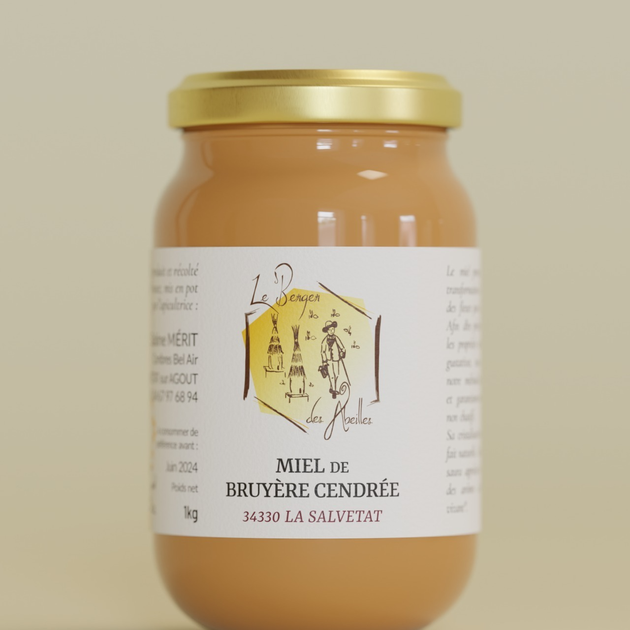 Miel de Bruyère Cendré