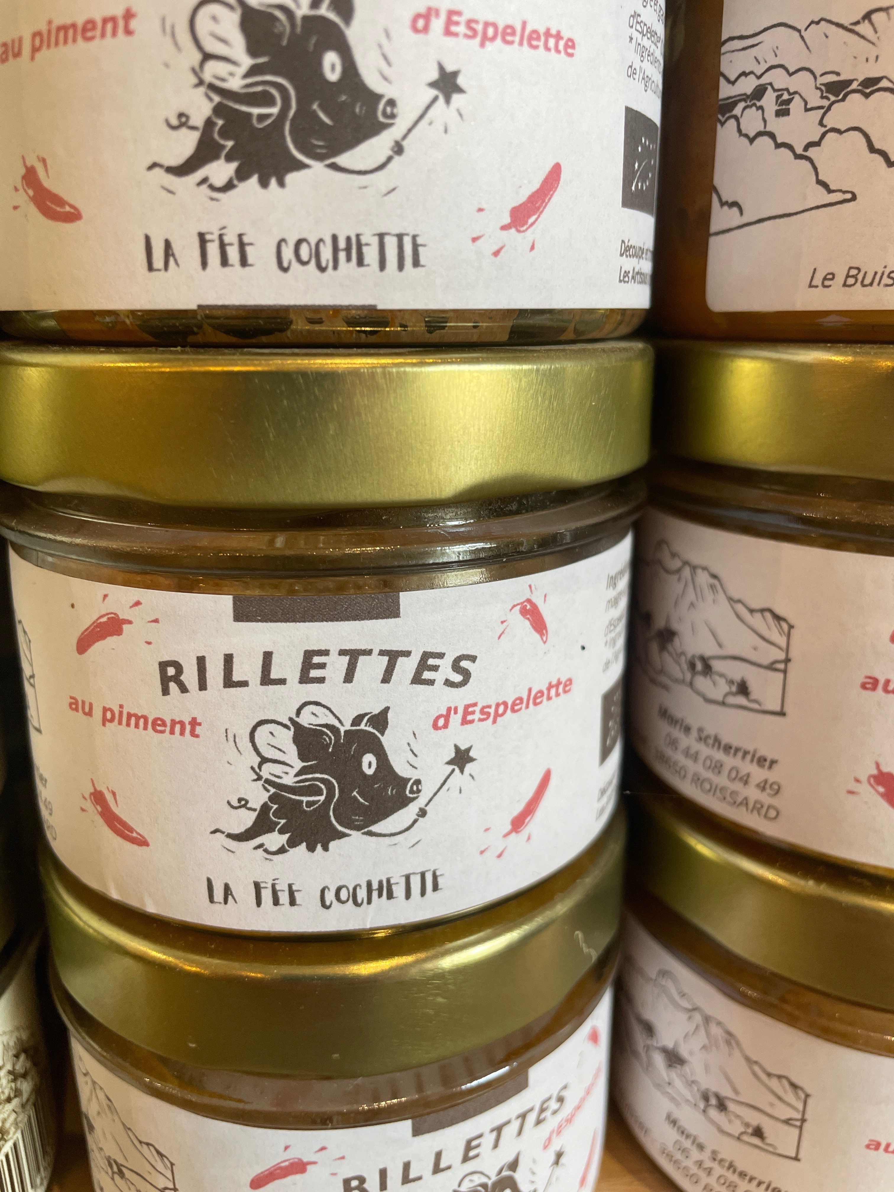 Rillettes aux piments d'Espelettes - 180g