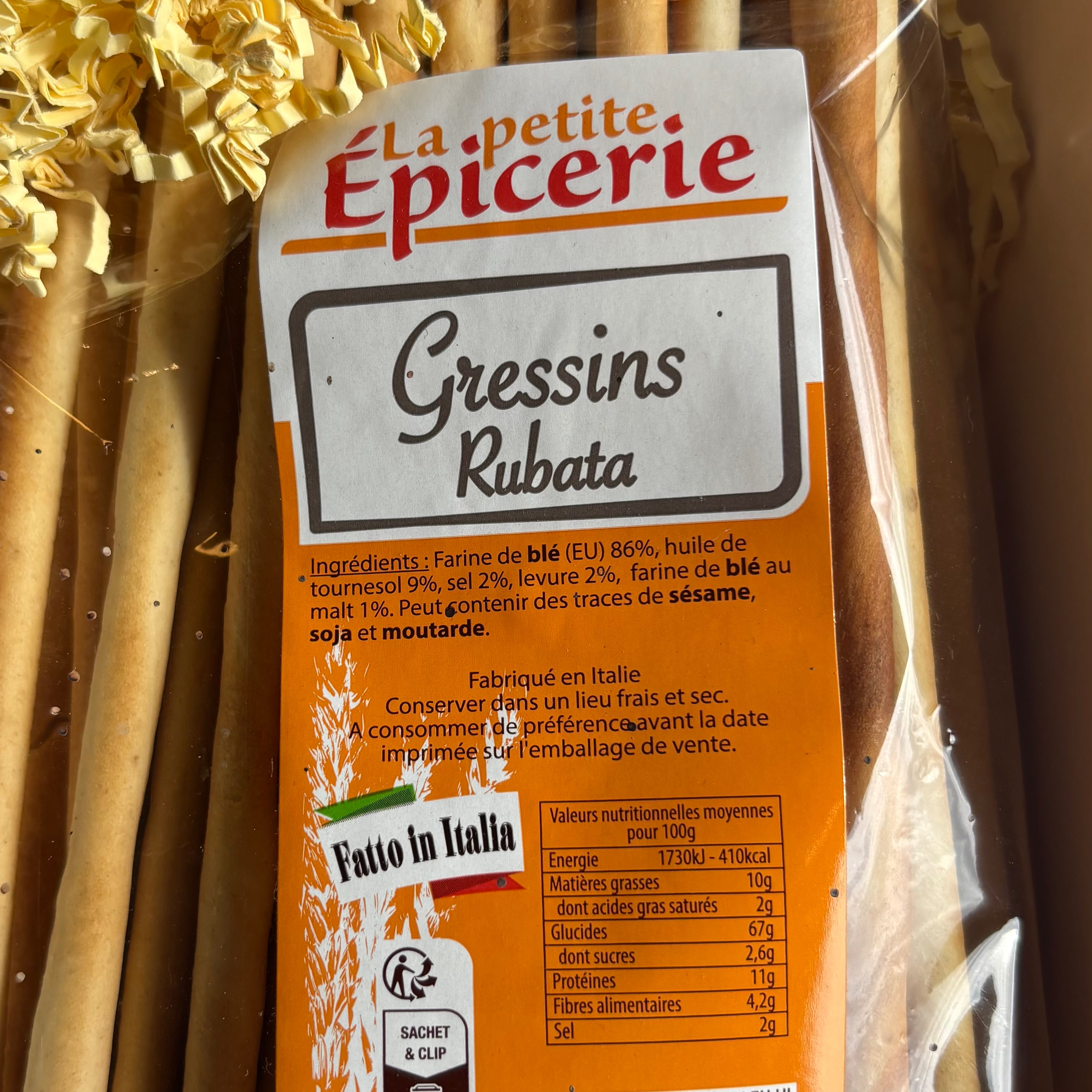 Gressins Rubata - 250g