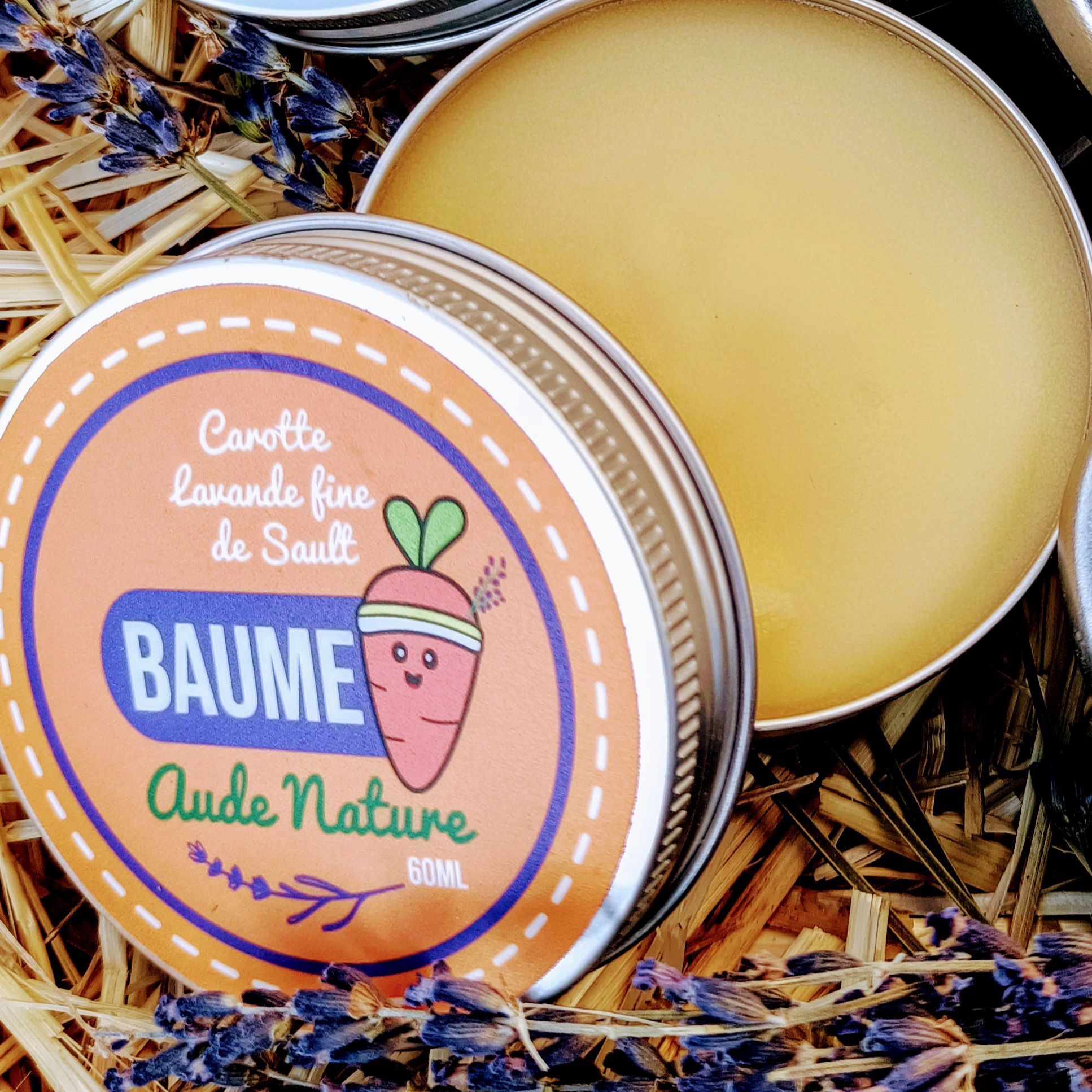 Baume carotte lavande fine 60Ml
