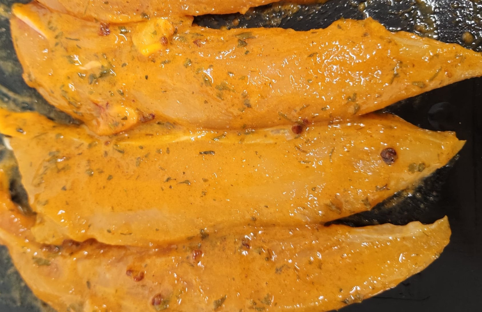 Aiguillettes de poulet marinées Thaï (lot de 8) - 450g
